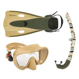 Aquasphere Premium Snorkel, Mask, and Fin Set for Adults