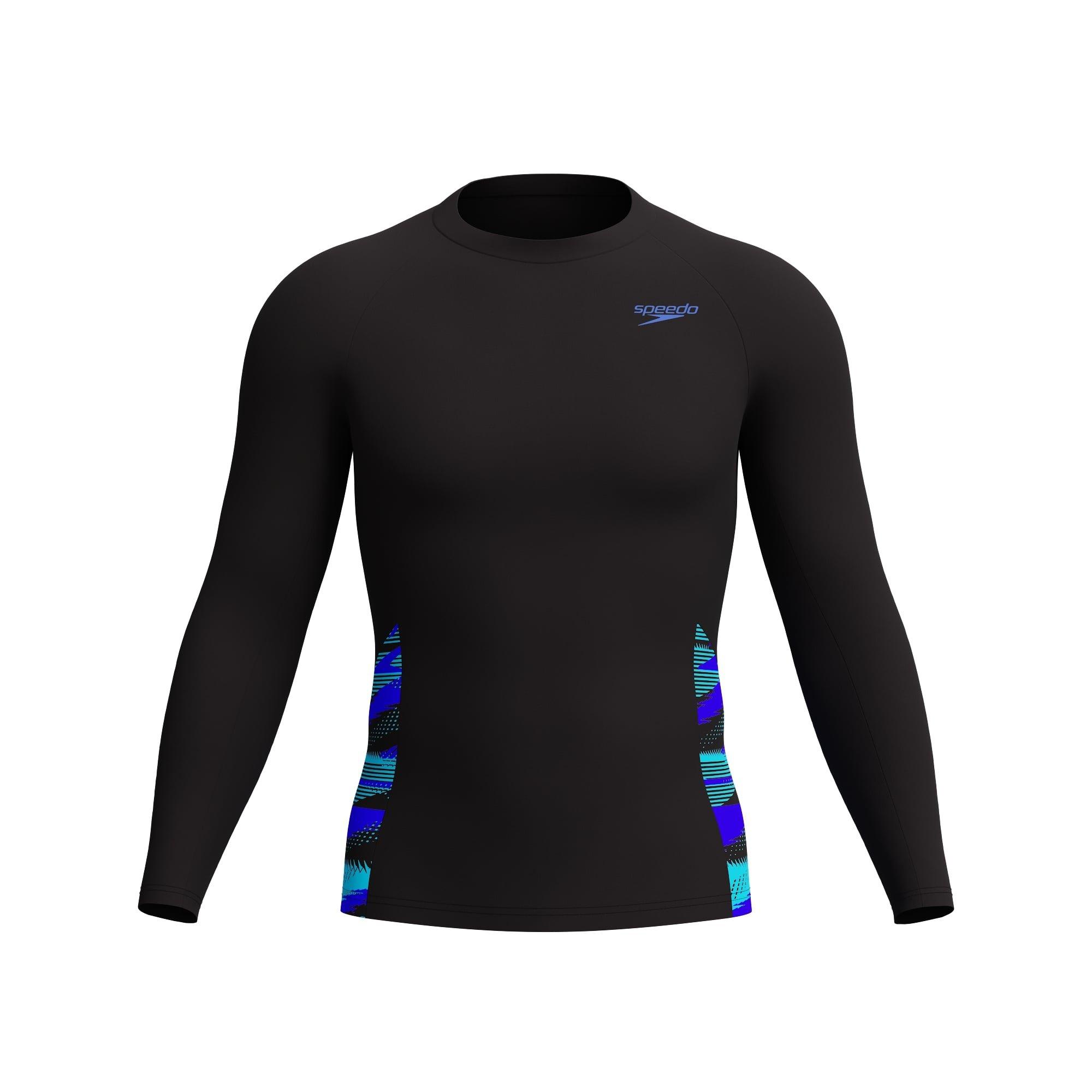 T.Navy/Cobalt.P - Speedo - Splice Long Sleeve Rash Top - 2
