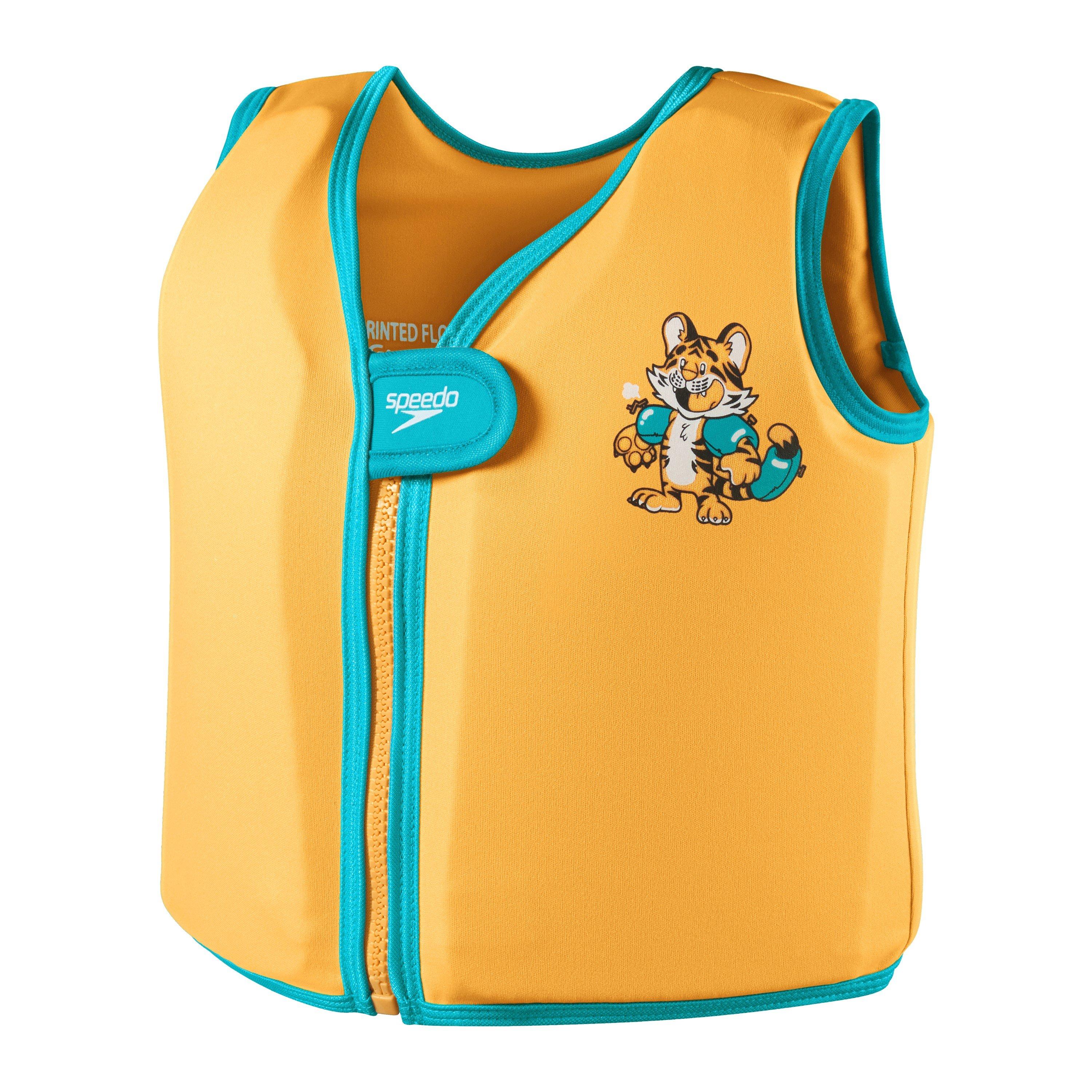 Oran/Aquar/Blk - Speedo - Learn to Swim Float Vest - 3