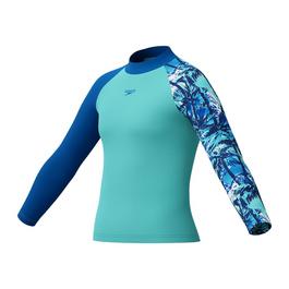 Speedo Long Sleeve Rash Top Juniors