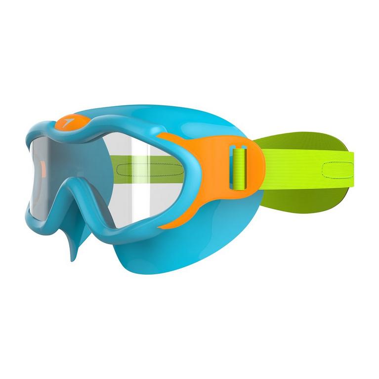 Azur/Vert/Orange - Speedo - Infant Biofuse Mask Goggles - 2