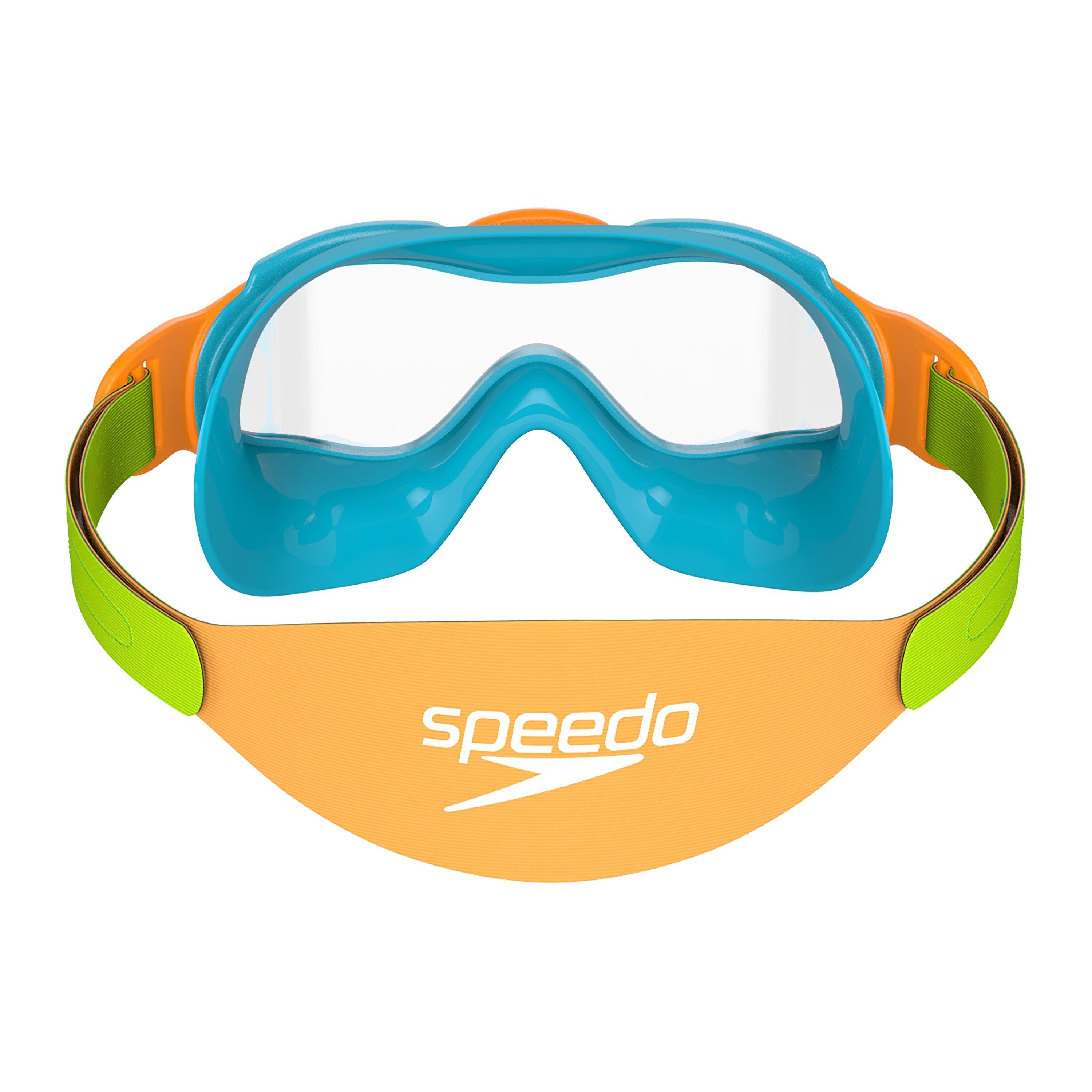 Azur/Green/Oran - Speedo - Infant Biofuse Mask Goggles - 3