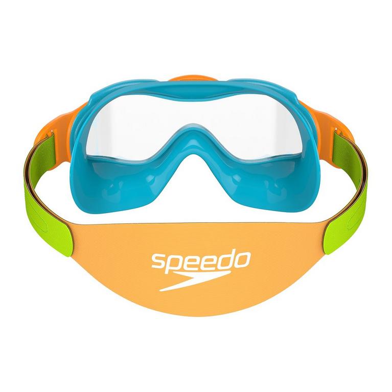 Azur/Vert/Orange - Speedo - Infant Biofuse Mask Goggles - 3
