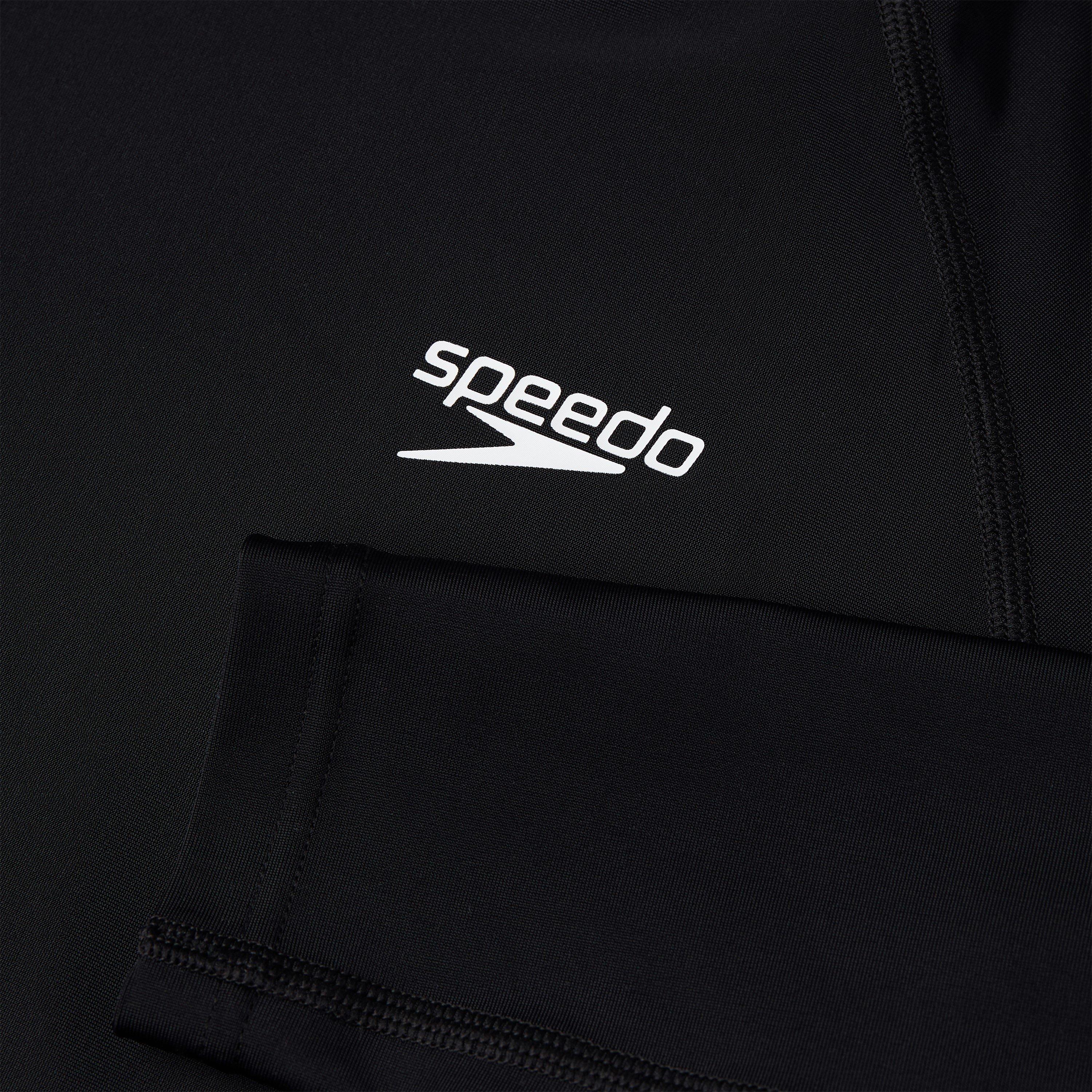 Black/White - Speedo - Long Sleeved Sun Protection Top - 2