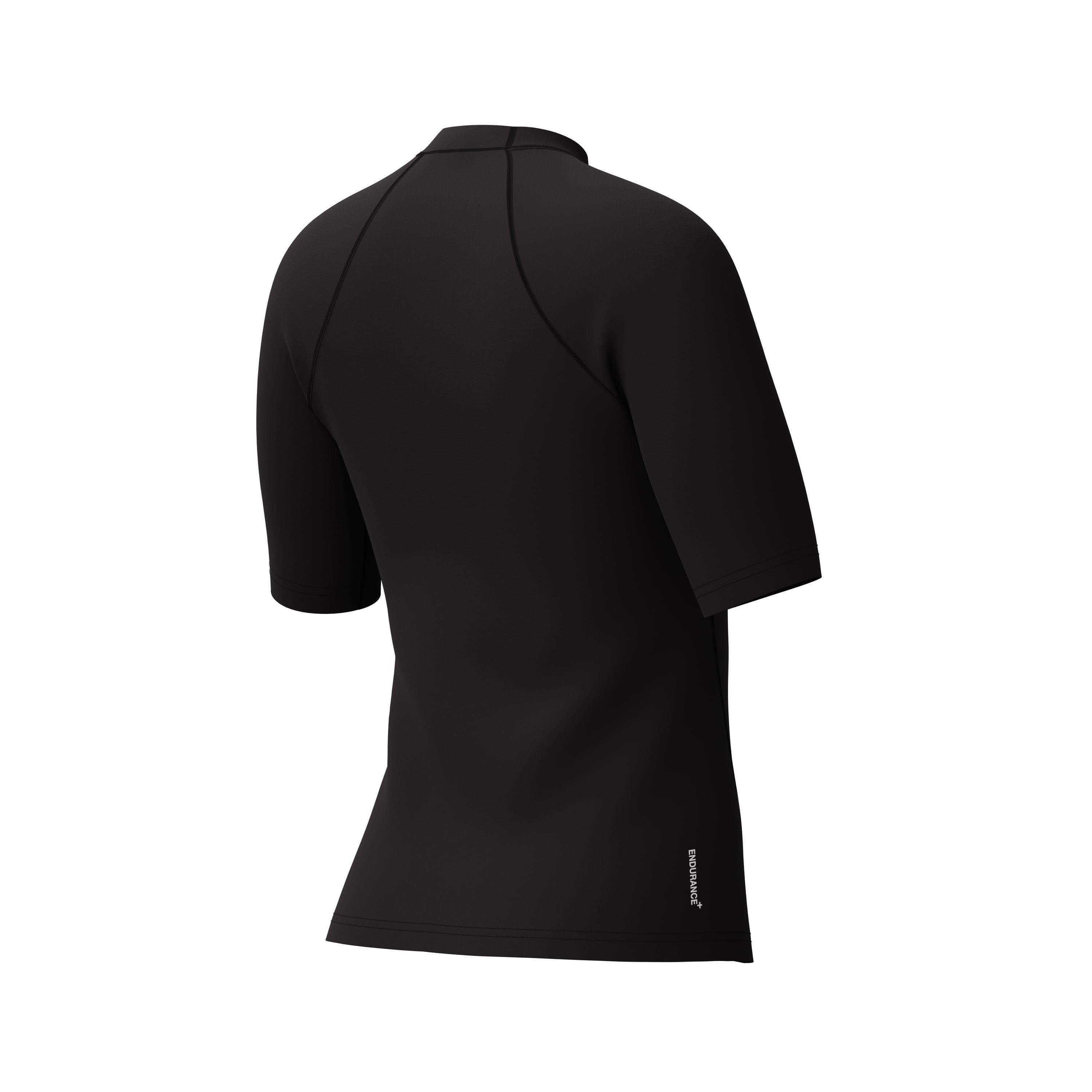 Black - Speedo - Short Sleeve Rash Vest - 5
