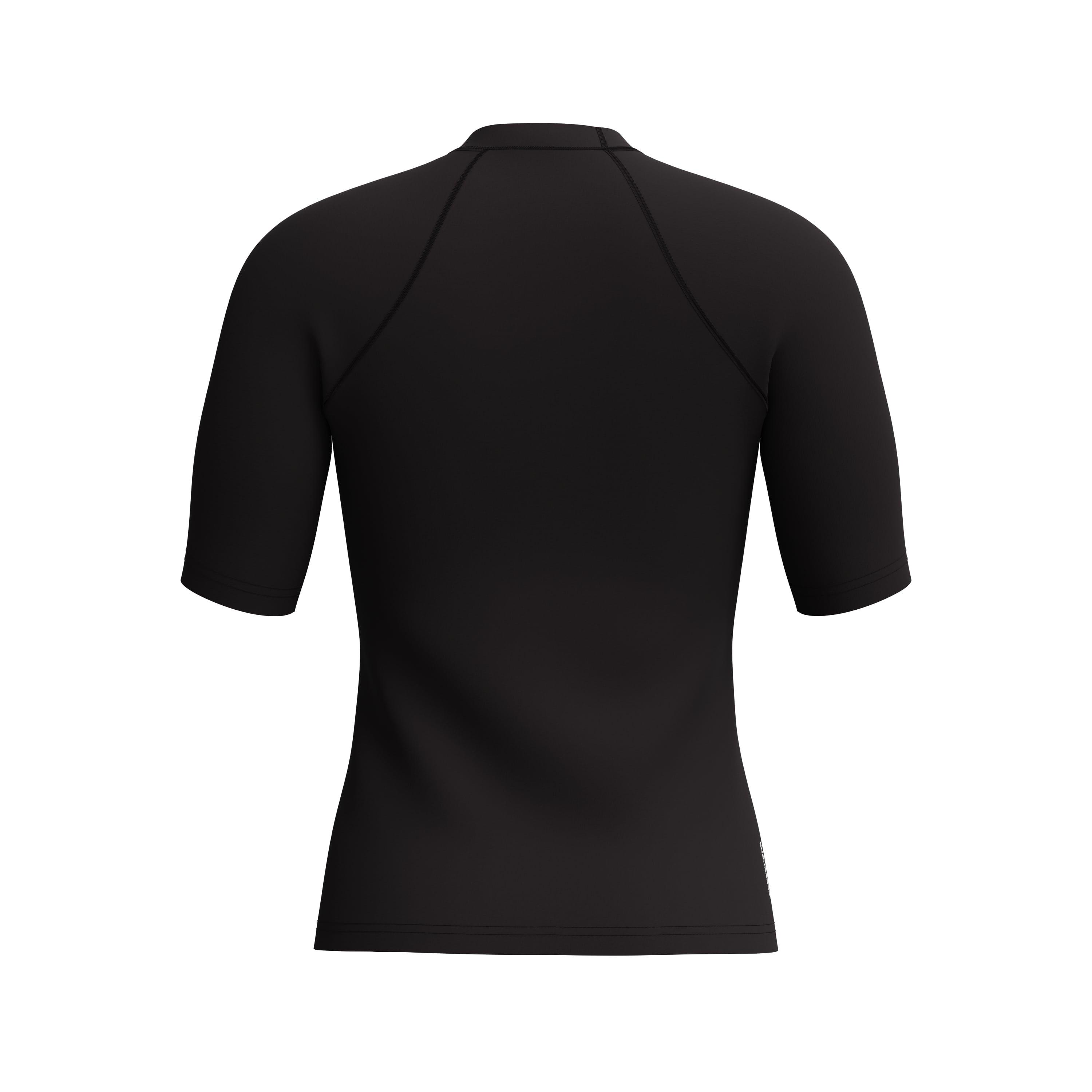 Black - Speedo - Short Sleeve Rash Vest - 6