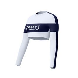 Speedo Long Sleeve Crop Top Womens