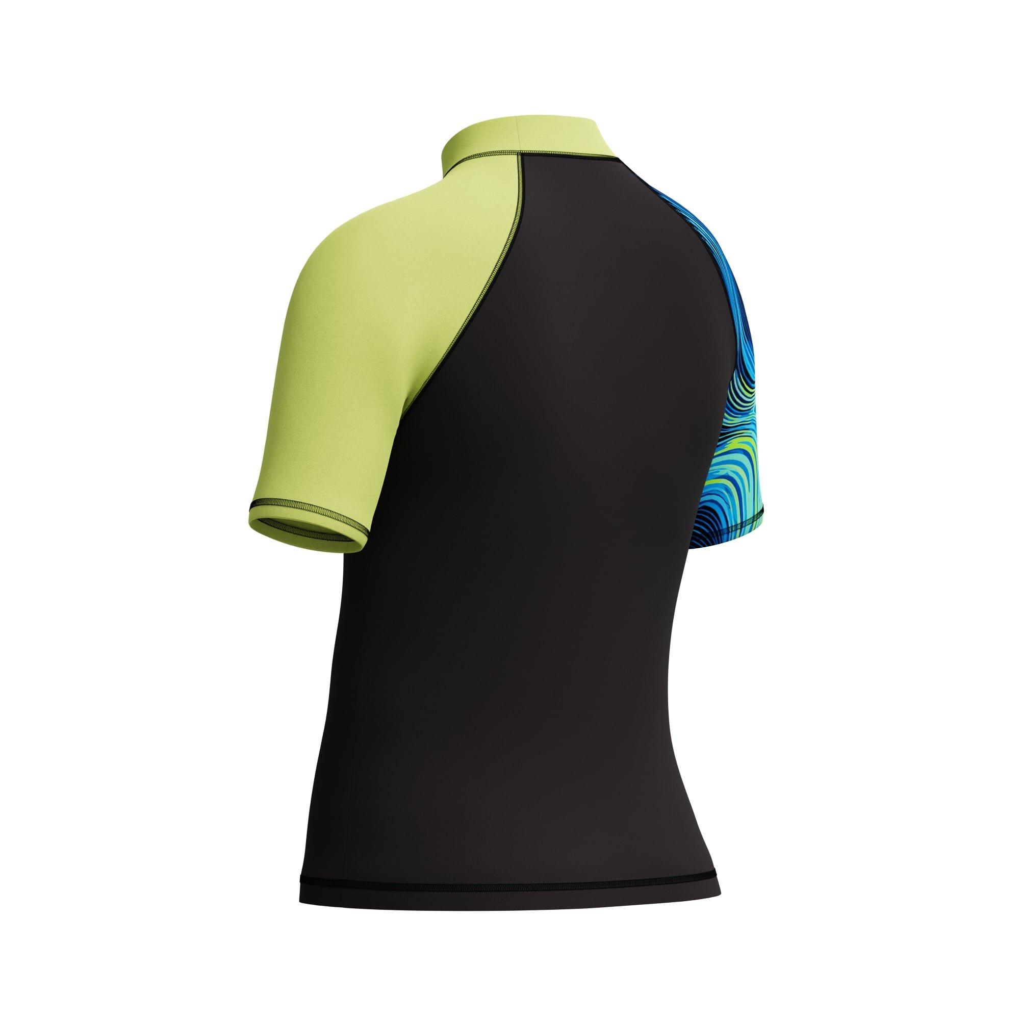 Black - Speedo - SS Rash Top Jn61 - 4