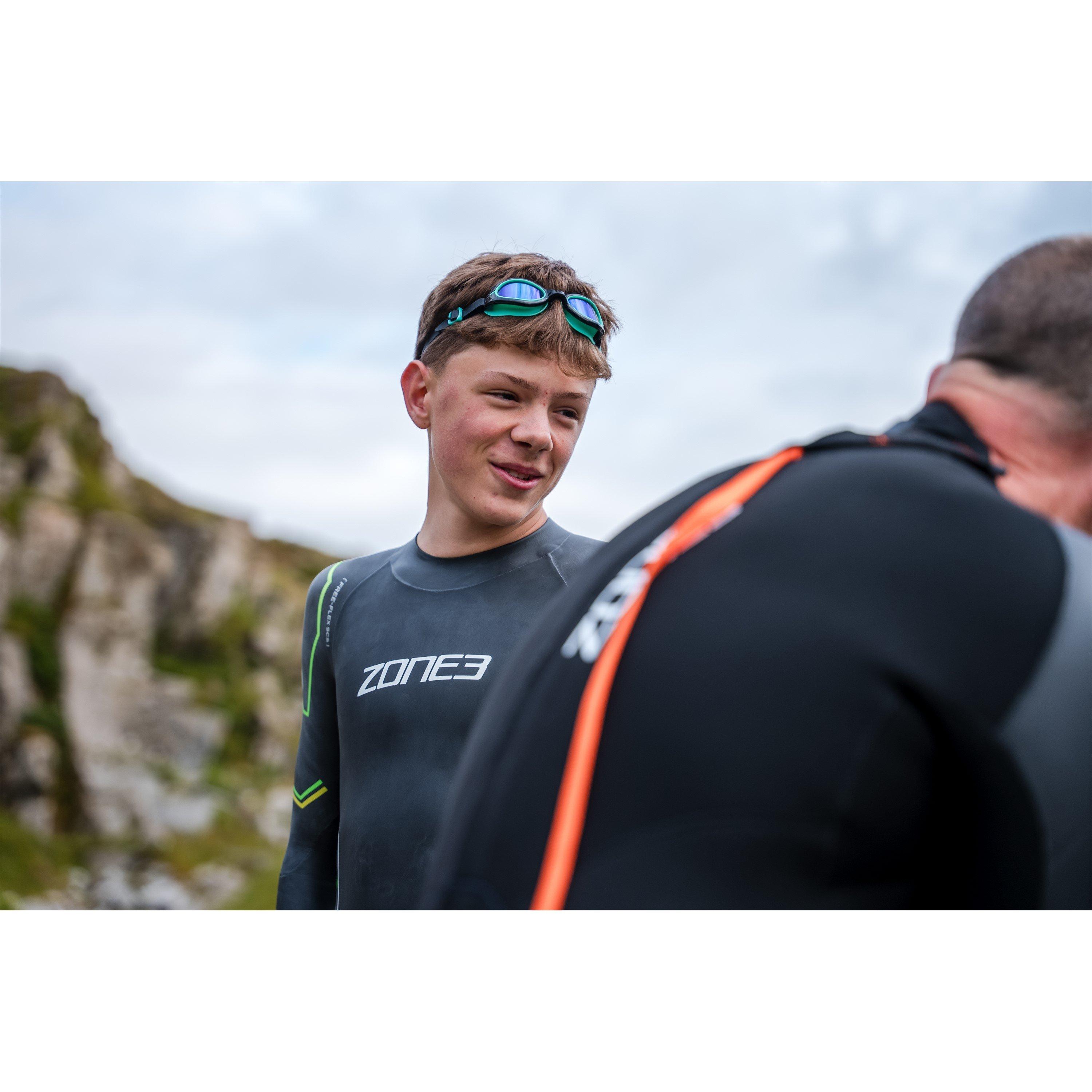 Green/Black - Zone3 - Aquahero Polarized Goggle Junior - 2