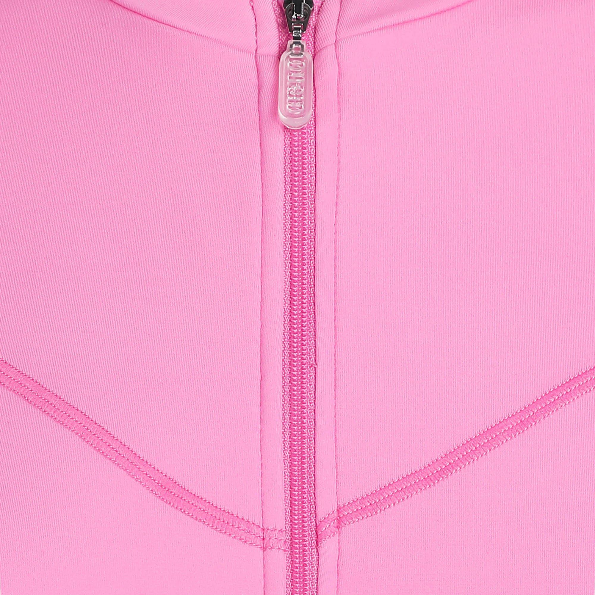 Pink - Arena - LS UV Crop Top Ld61 - 2