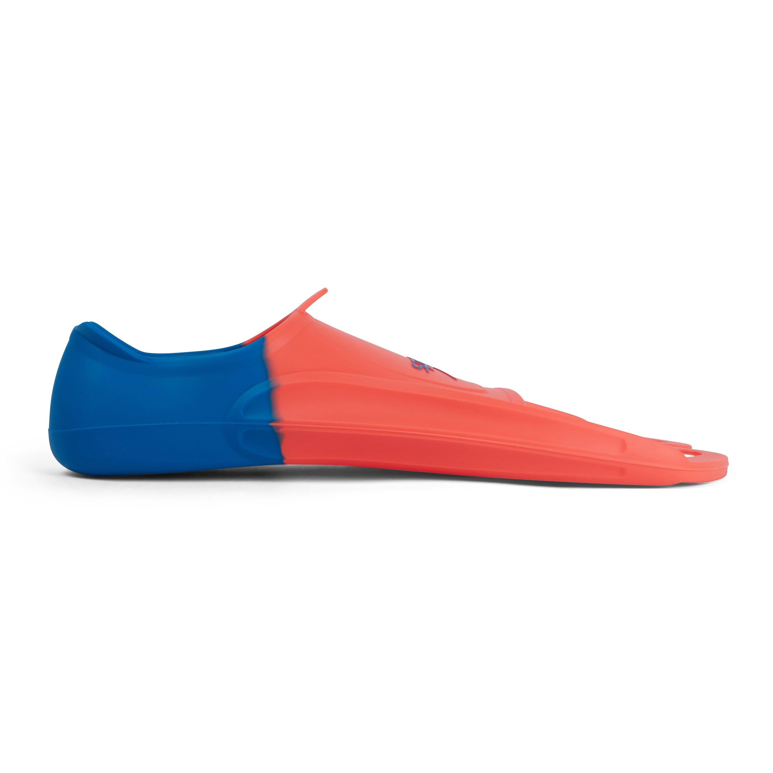 Orange/Blå - Speedo - Adults Bfuse Trainers Swimming Fins - 3