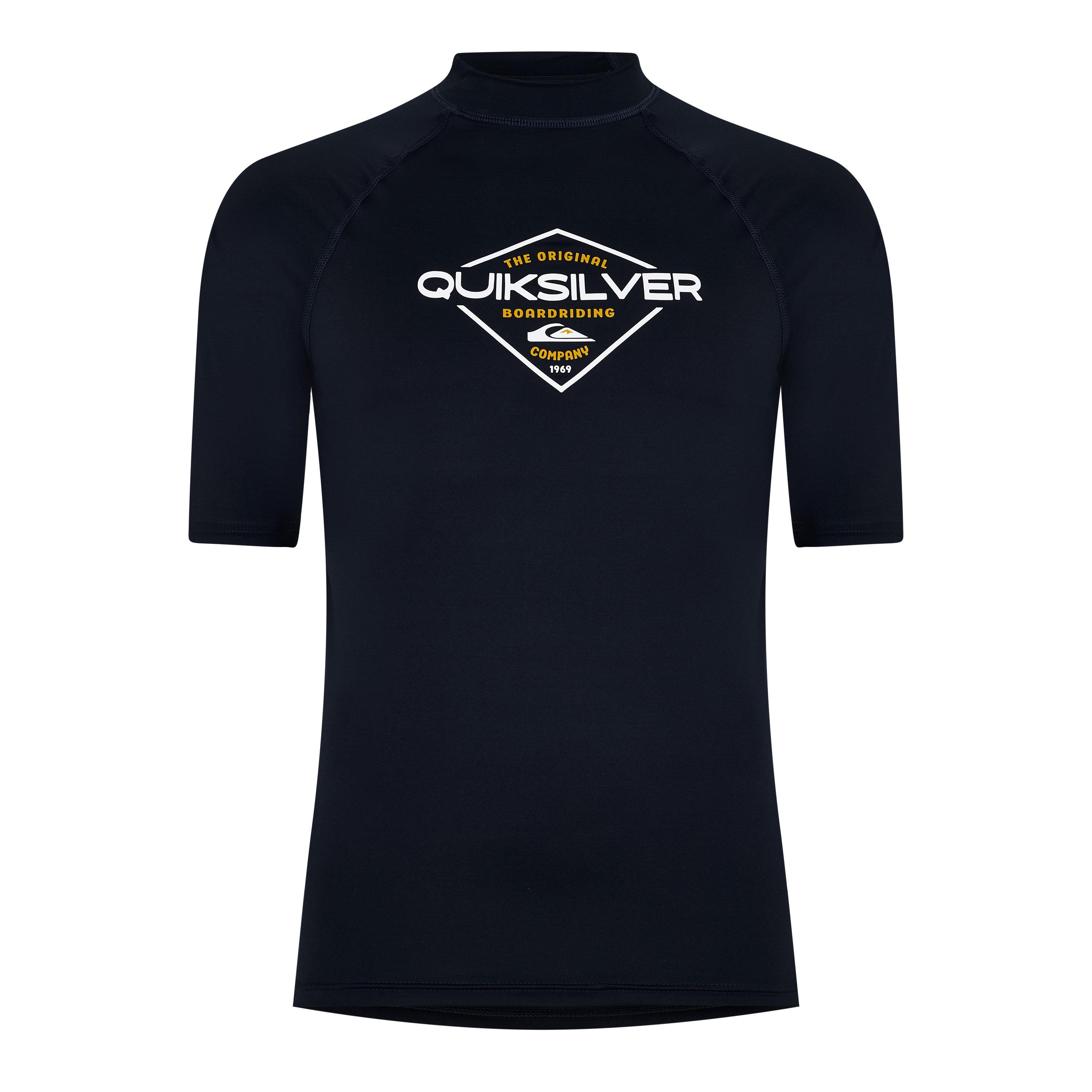 Crna - Quiksilver - Men's Rash Vest - 1