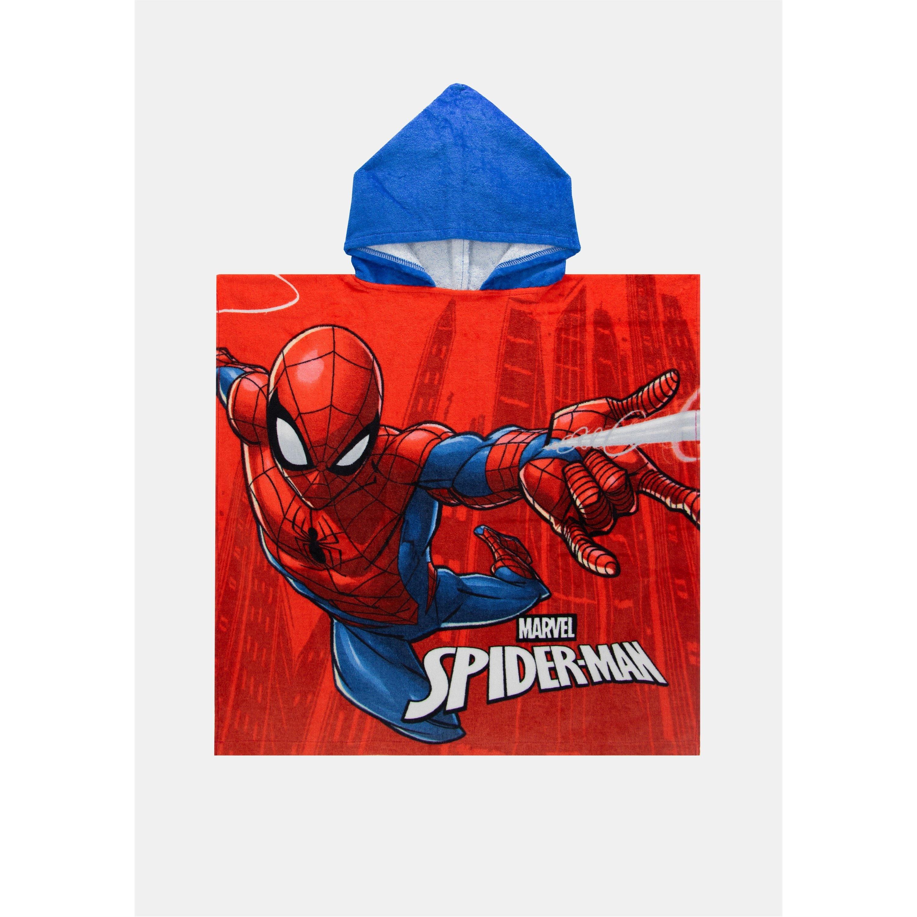 Character Men's Kids Cotton Poncho - Spiderman