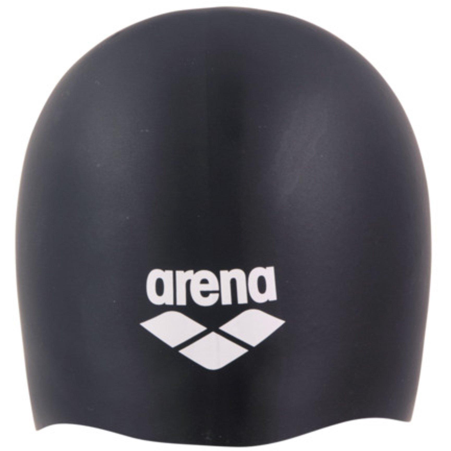 Black/Multi - Arena - Long Hair Swim Cap - 2