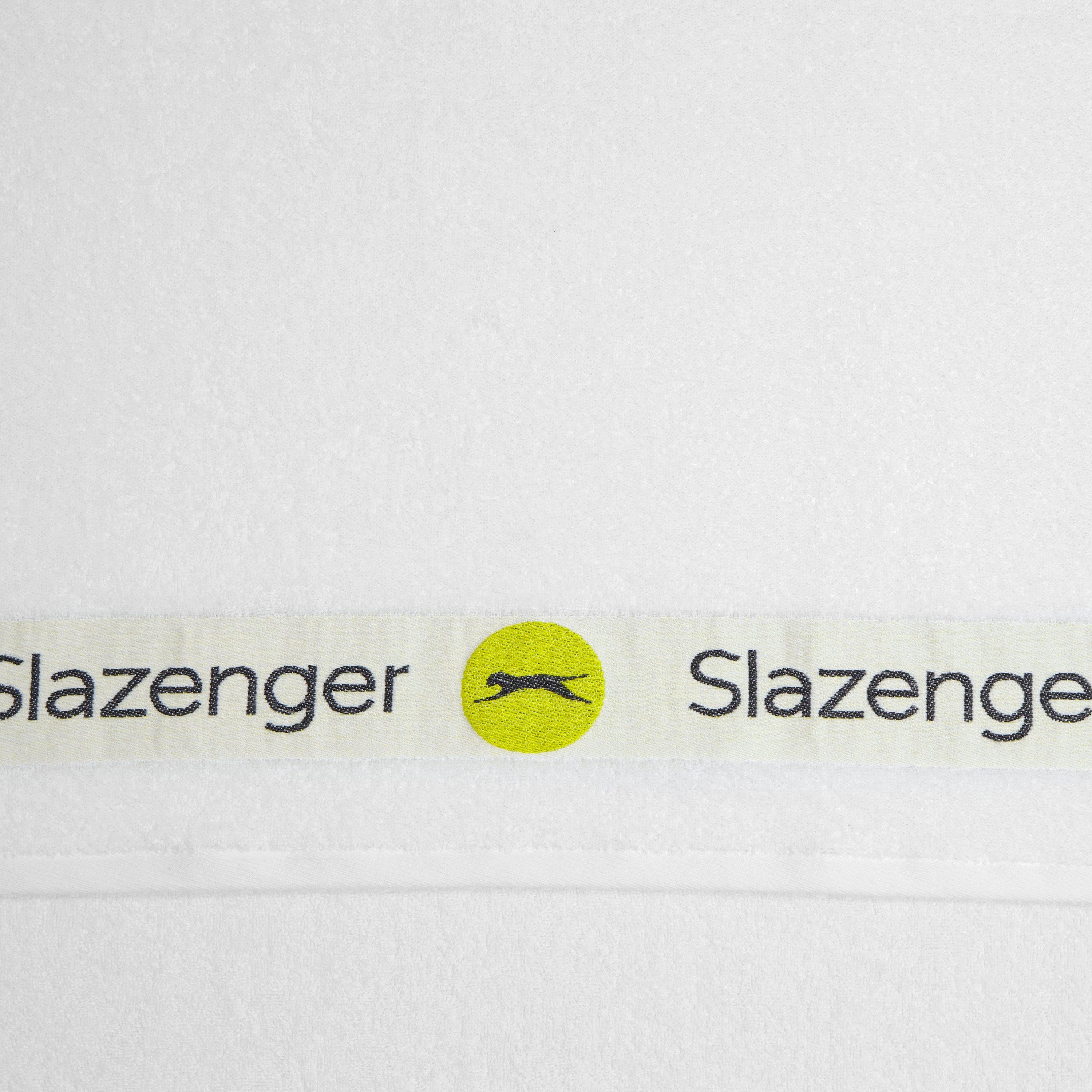 White - Slazenger - Sports Logo Towel - 2