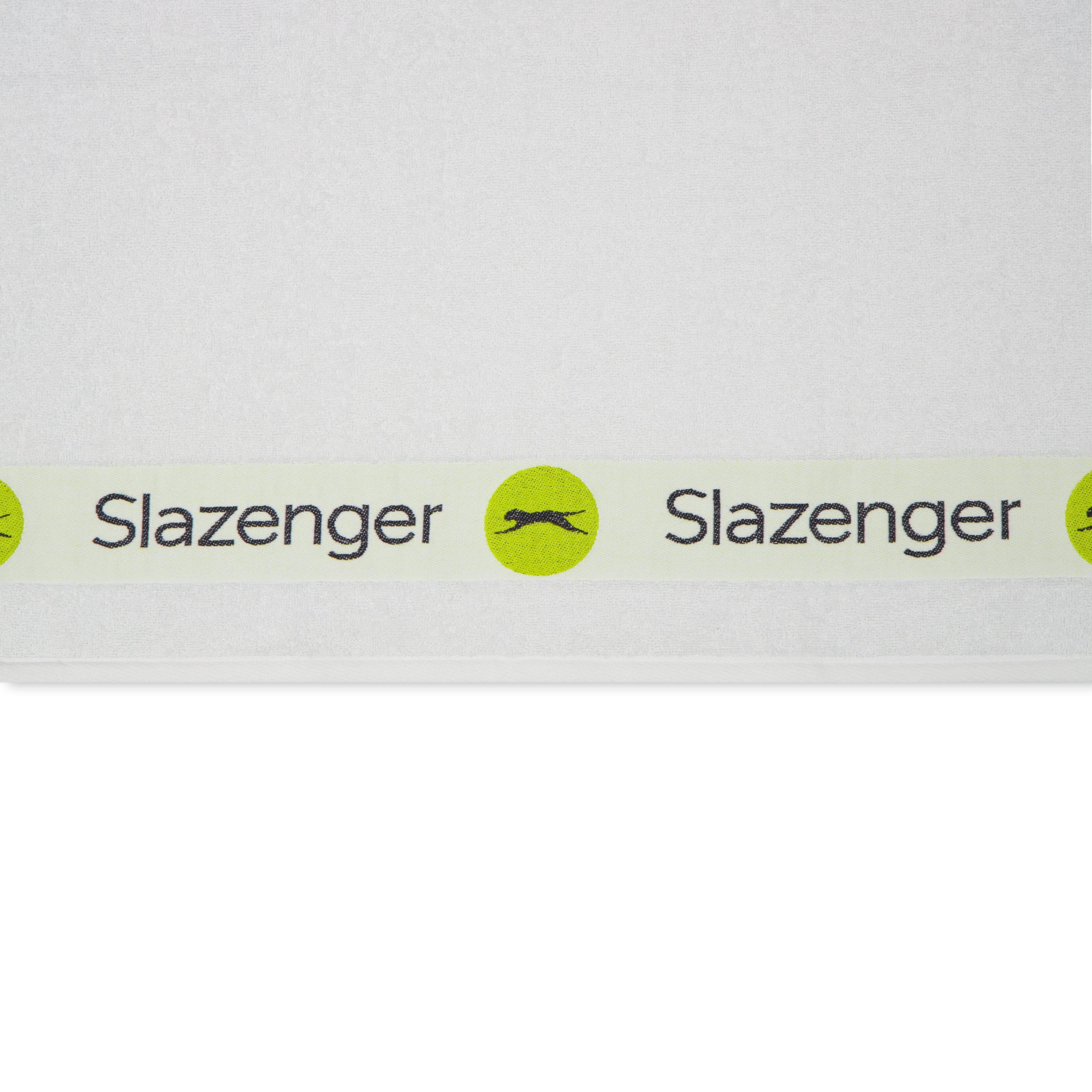 White - Slazenger - Sports Logo Towel - 5