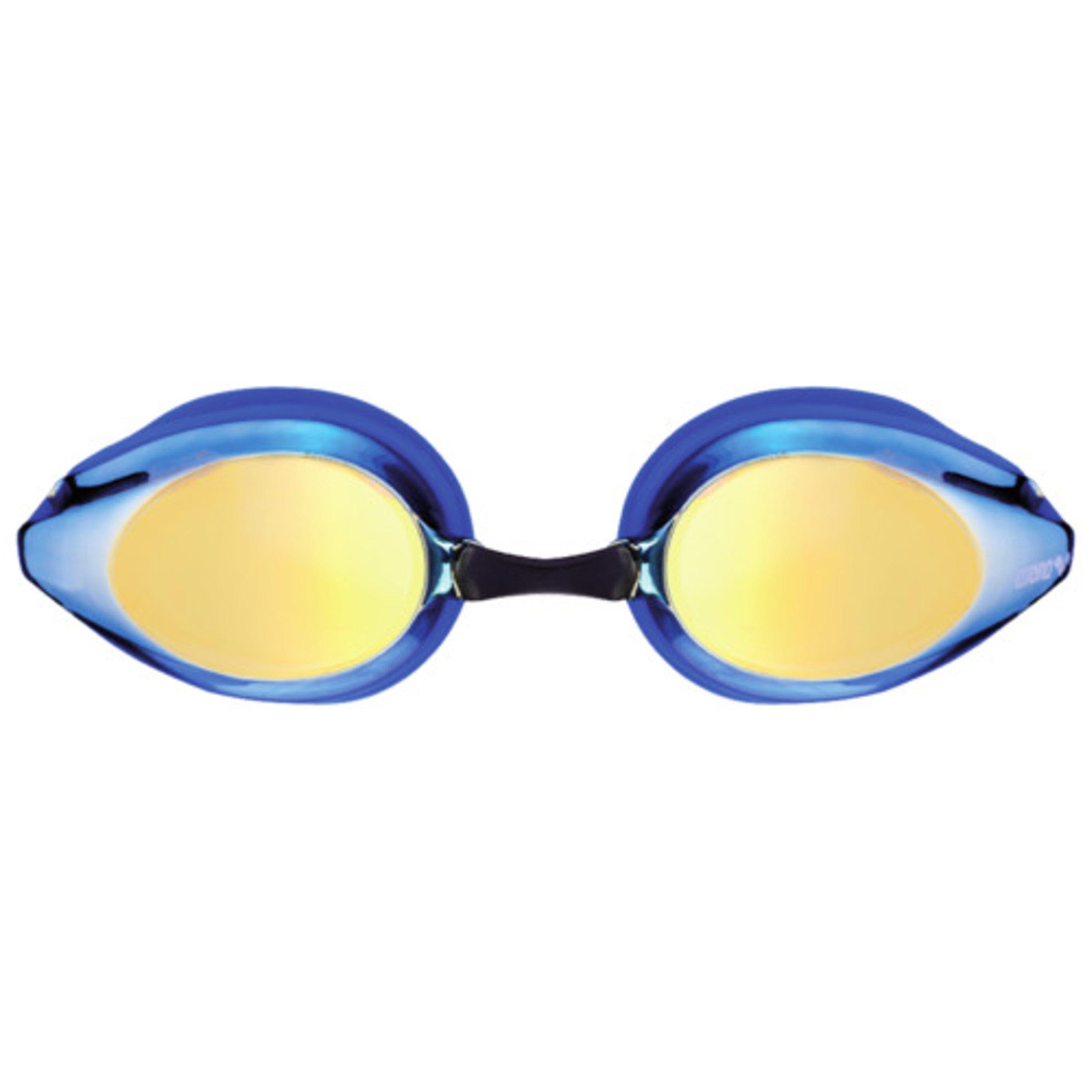 Blue/Yellow - Arena - Junior Tracks Mirror Racing Goggles - 2