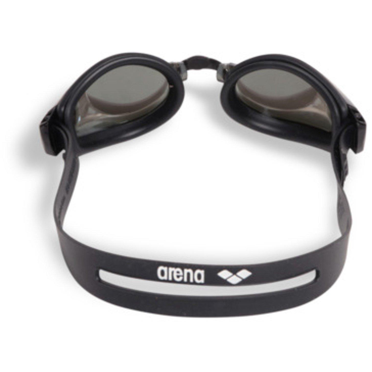 Silver/Black - Arena - Zoom X-Fit Mirror Fitness Swimmers Goggles - 3