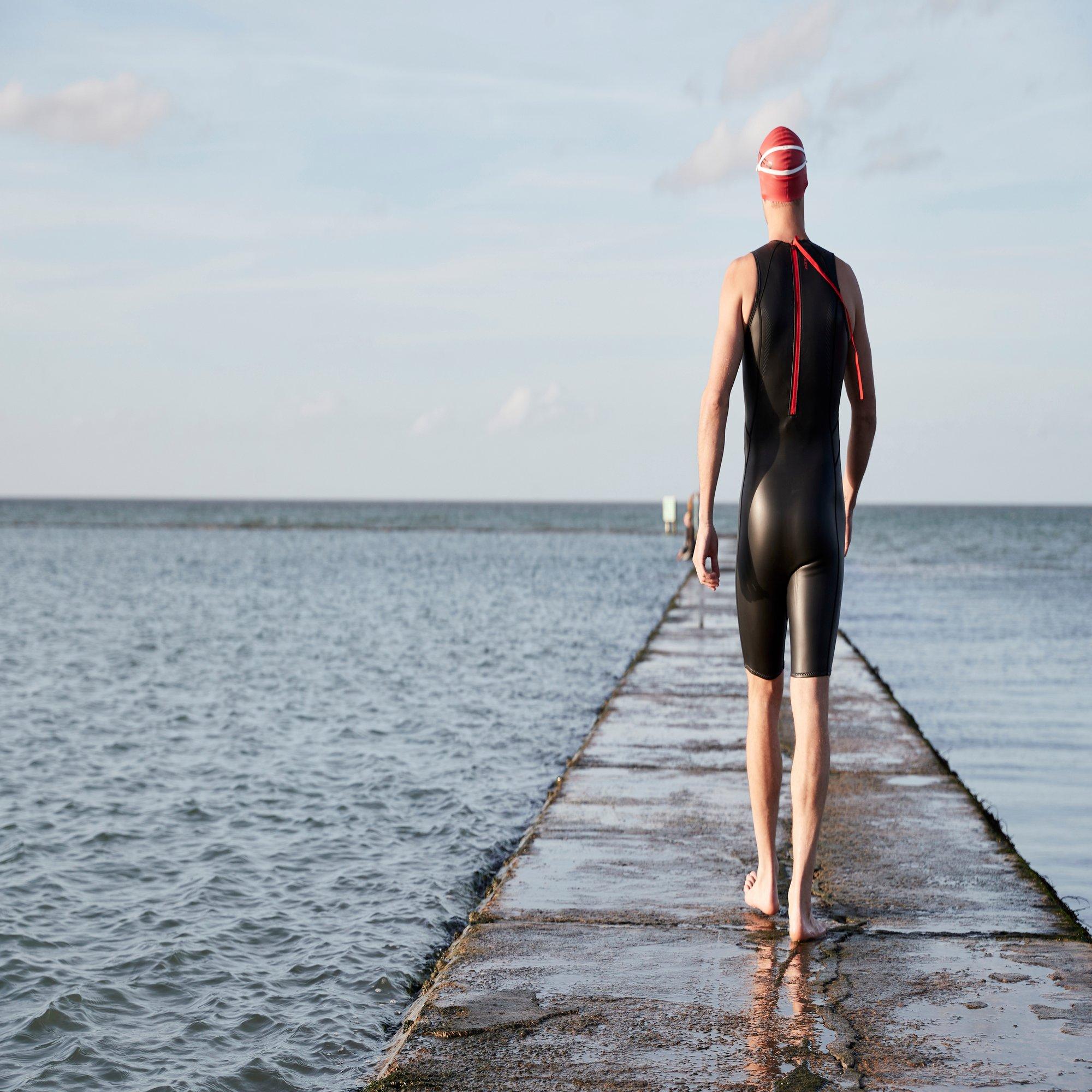 Schwarz/Rot - Zone3 - Men's Neoprene Kneeskin - 3