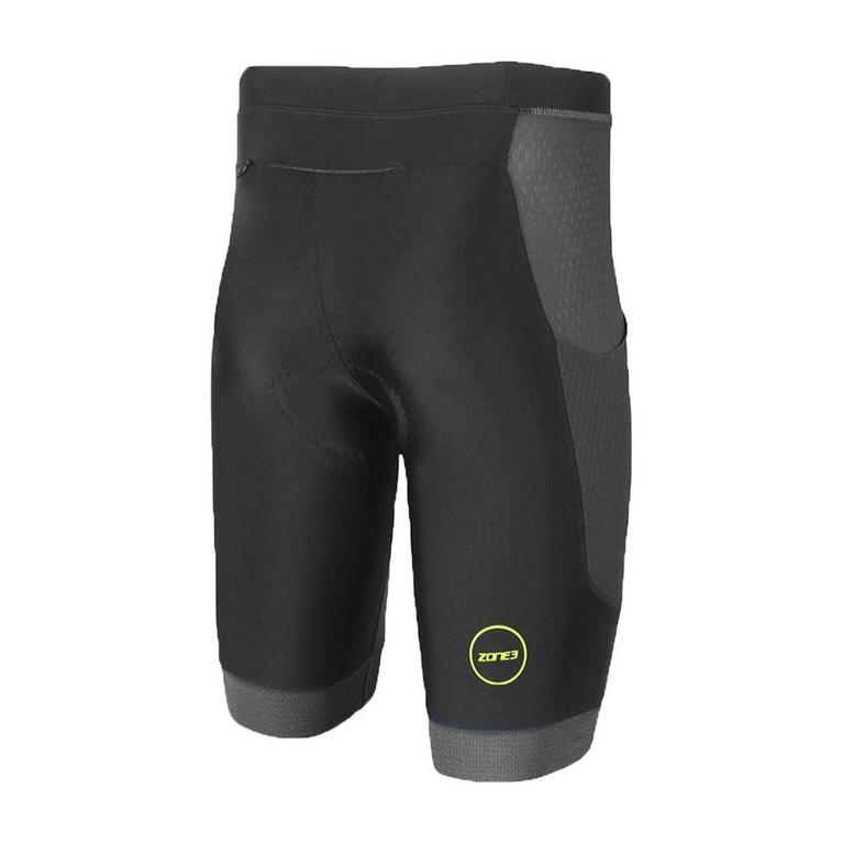 Noir/Vert - Zone3 - Aquaflo+ Cotton Shorts - 2