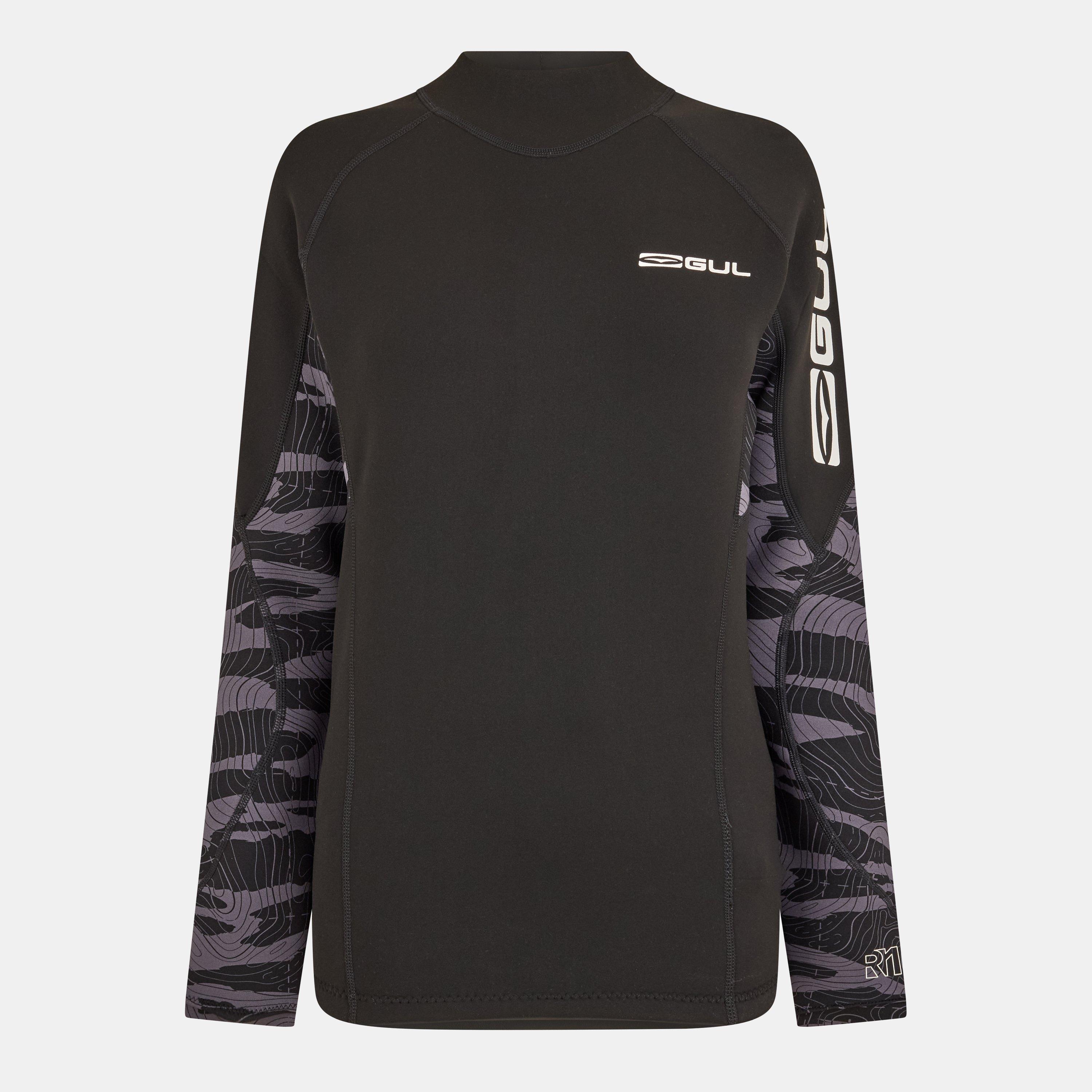 Nero/Camo - Gul - Men's Thermotop Rash Vest - 1