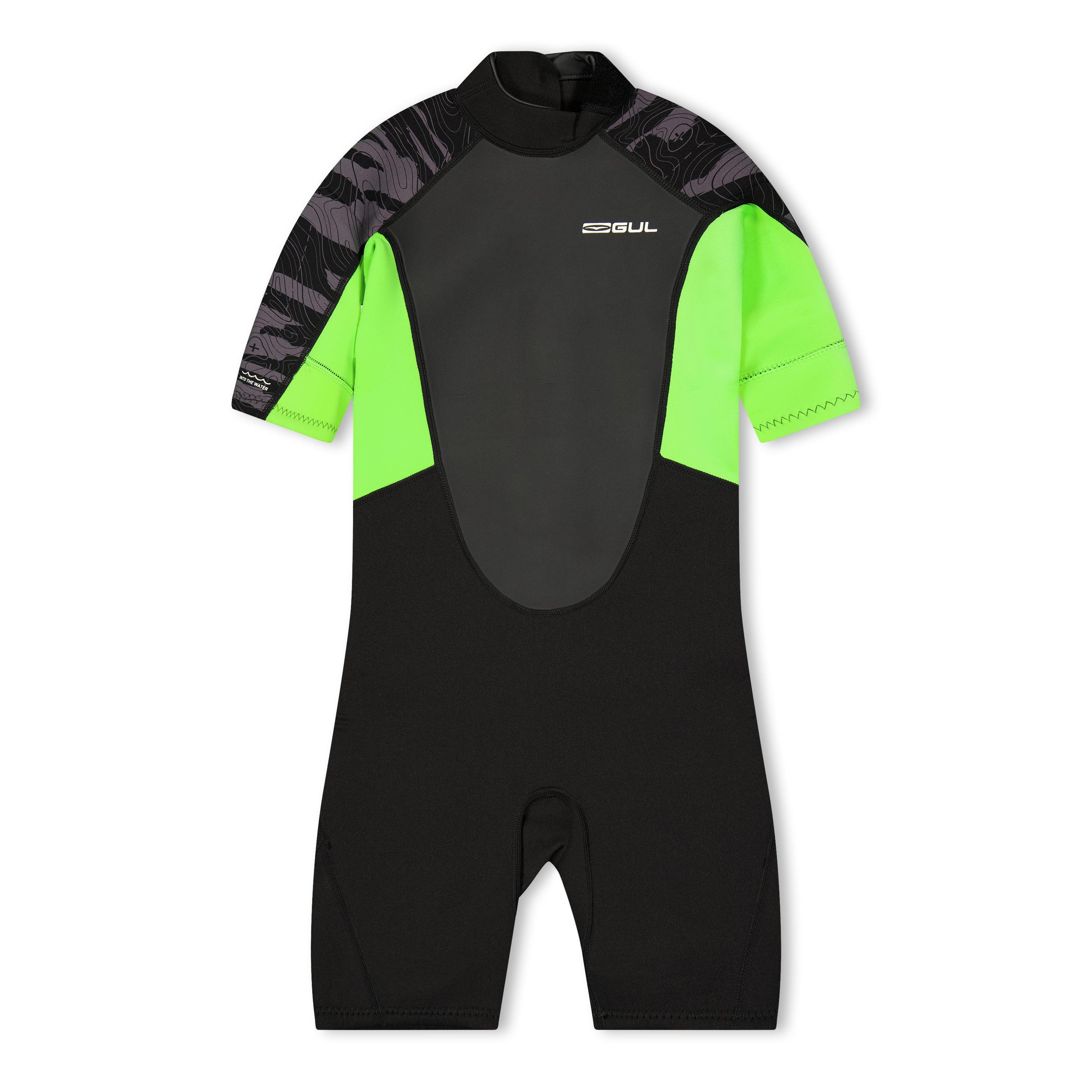 Black - Gul - Unisex Kids' Wetsuit Shorties - 1