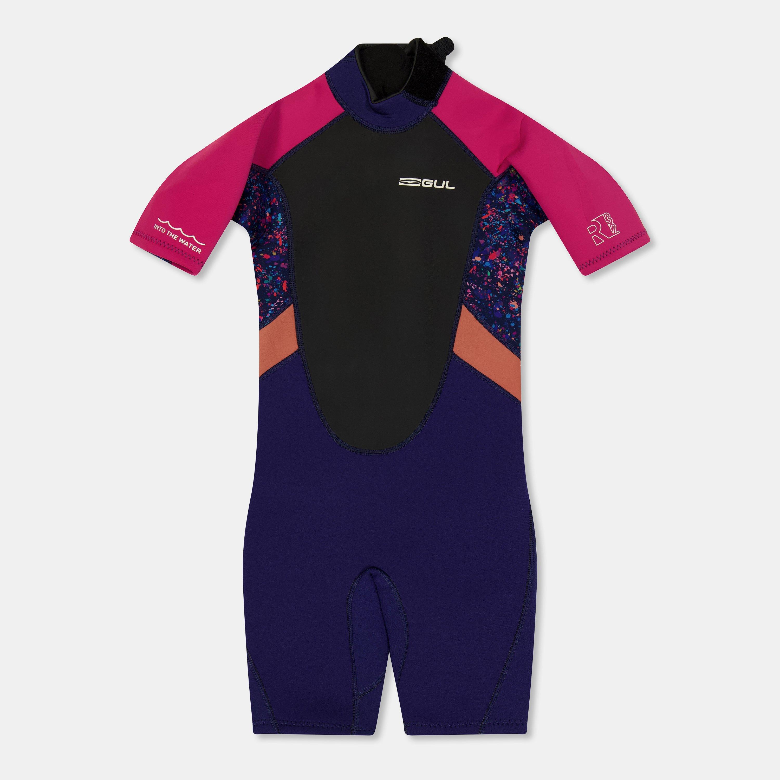 Blue - Gul - Unisex Kids' Wetsuit Shorties - 1