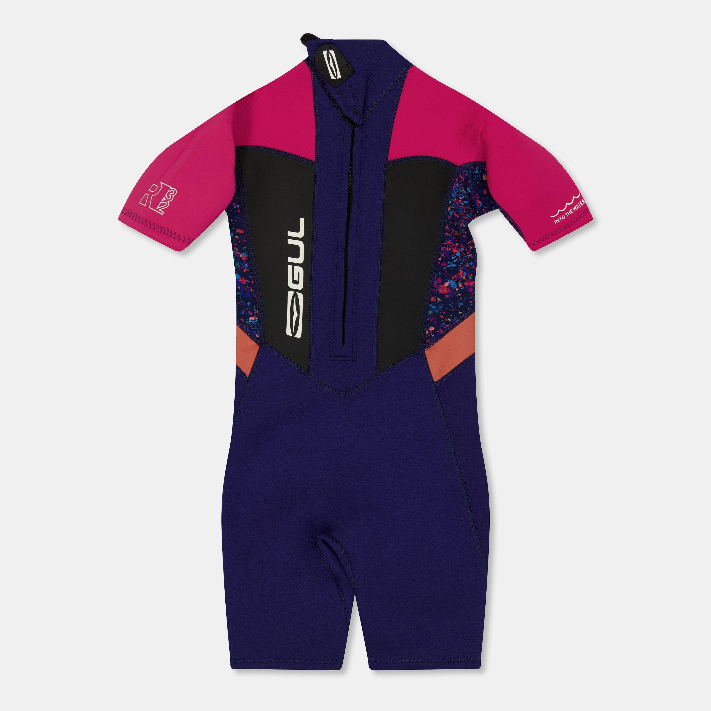 Blue - Gul - Kids' Wetsuit Shorties - 2