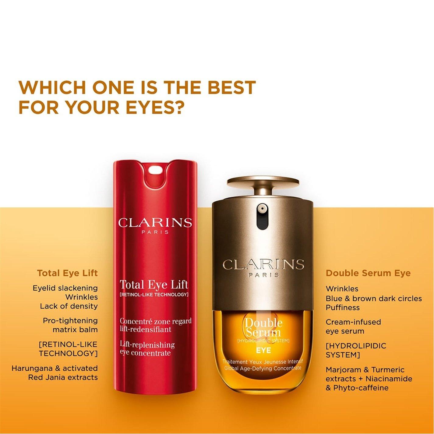 Clear - Clarins - Double Serum Eye - 10