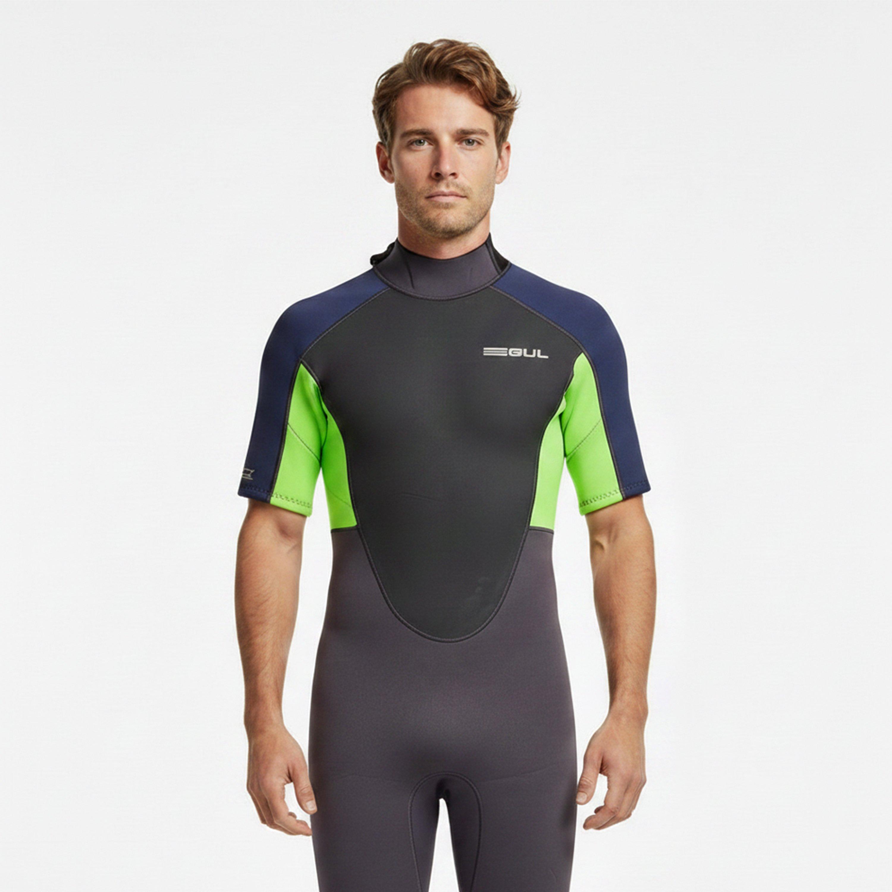 Grey - Gul - Men's Wetsuit Shorties - 3