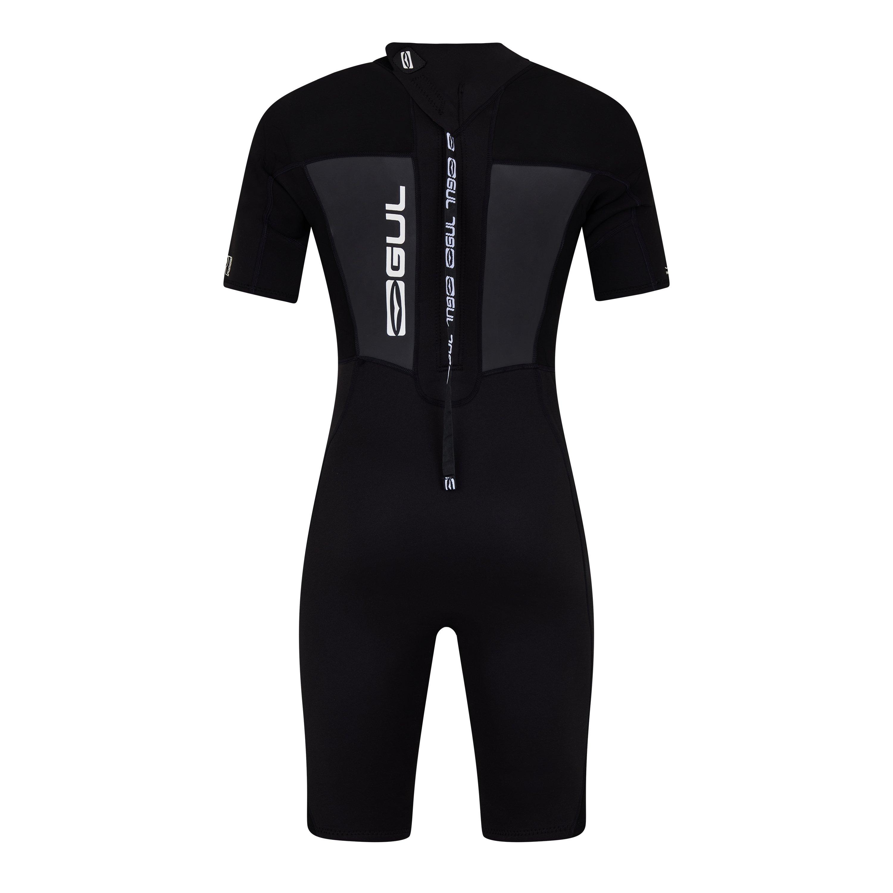 Noir - Gul - Men's Wetsuit Shorties - 2