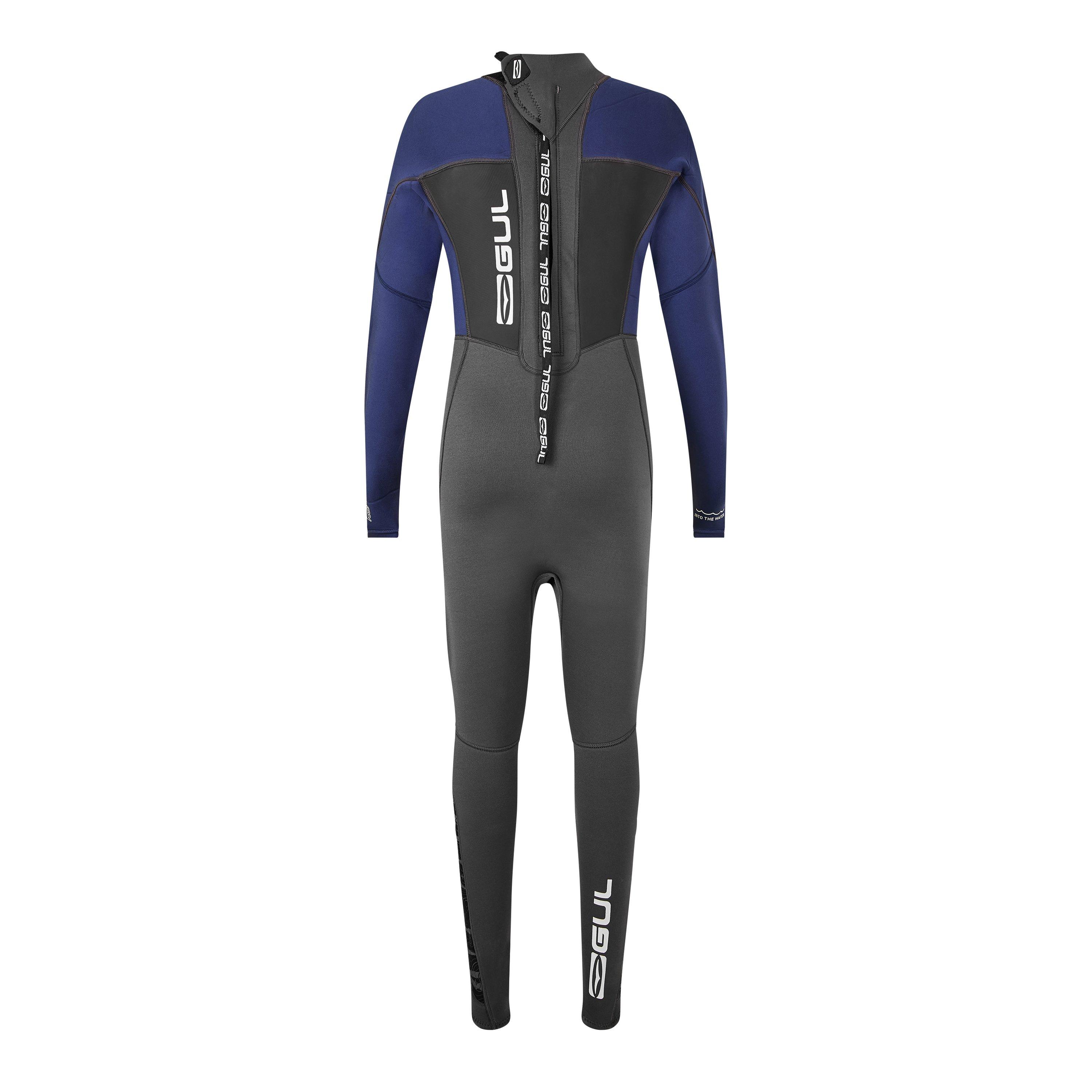 Grey - Gul - Men's Full Wetsuit - 2