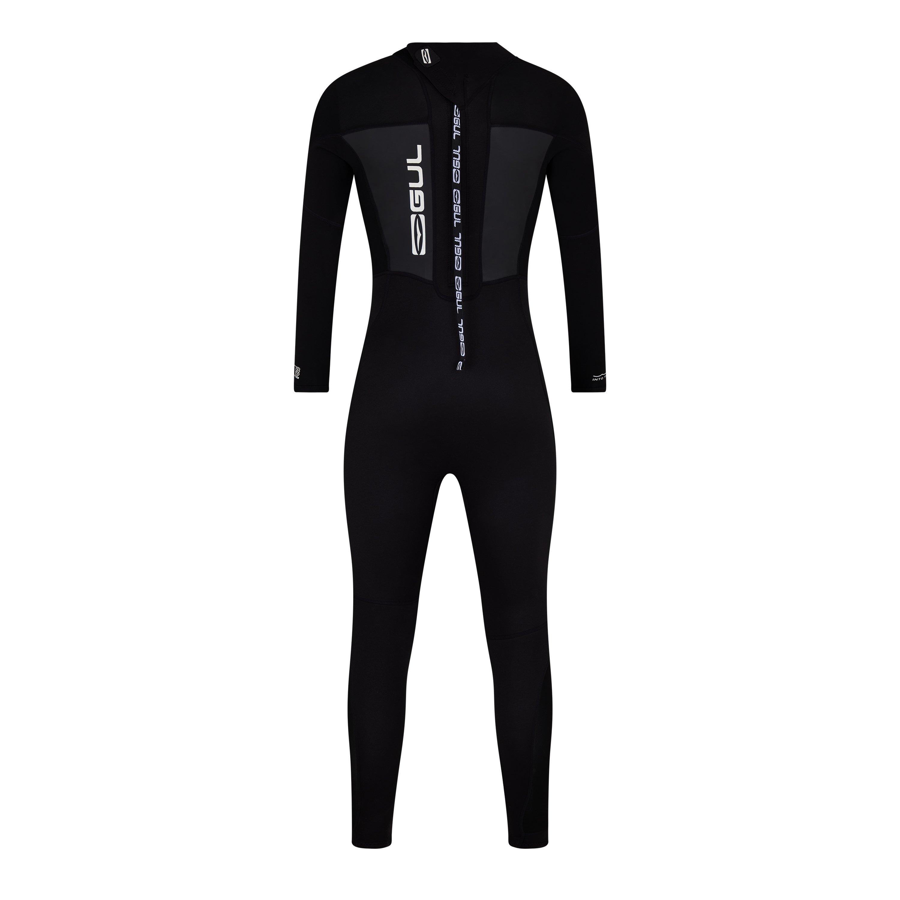 Noir - Gul - Men's Full Wetsuit - 2