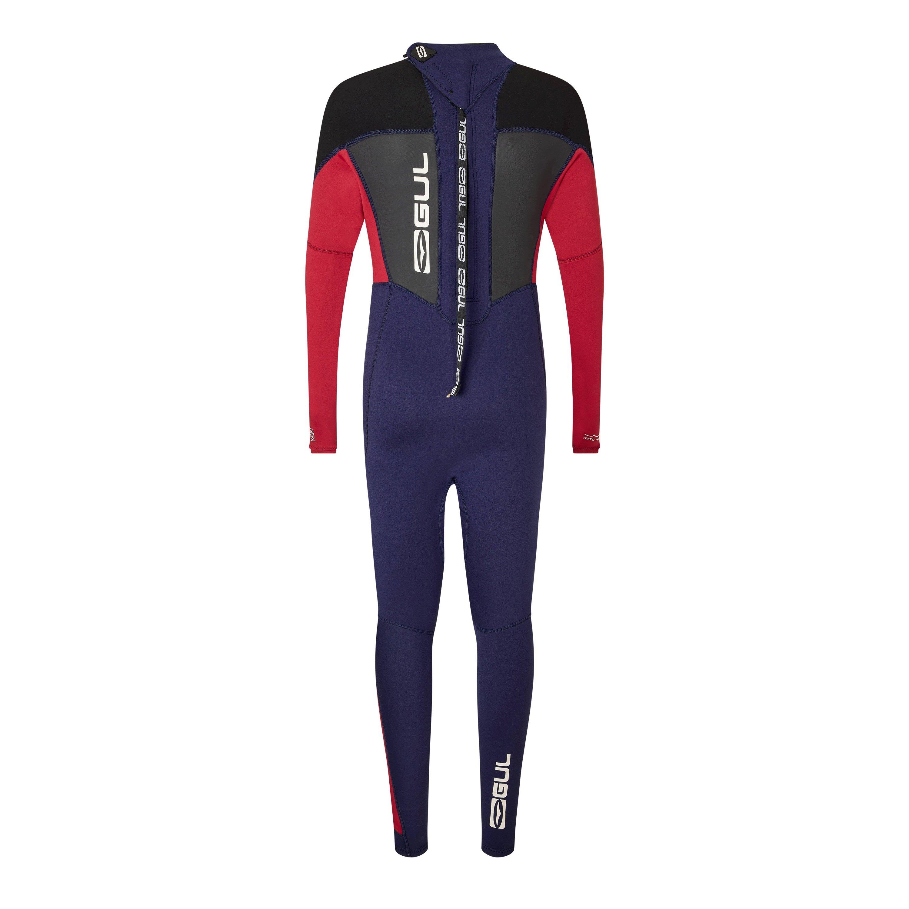 Blue - Gul - Men's Full Wetsuit - 2