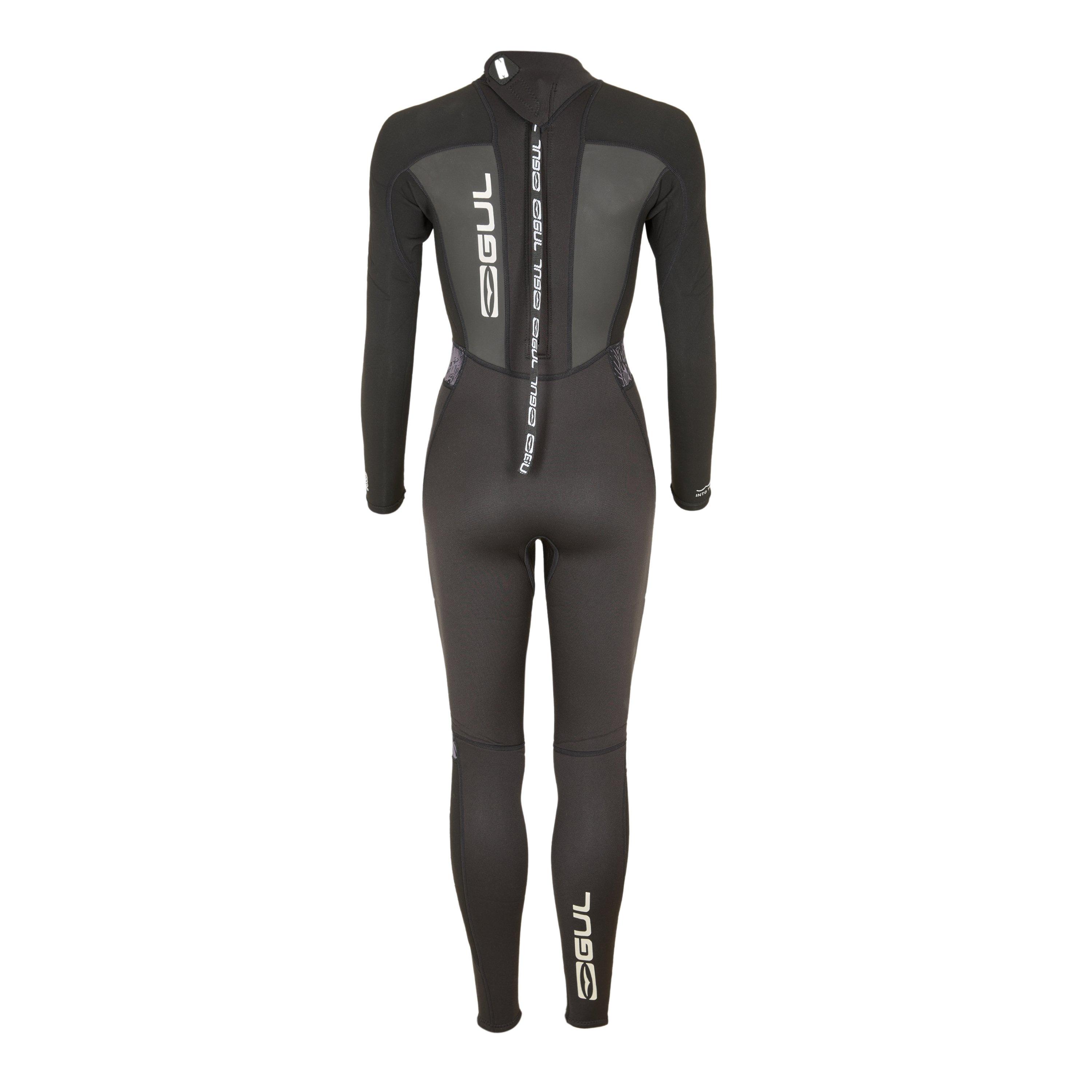 Black - Gul - Women's Full Steamer Wetsuit - 2