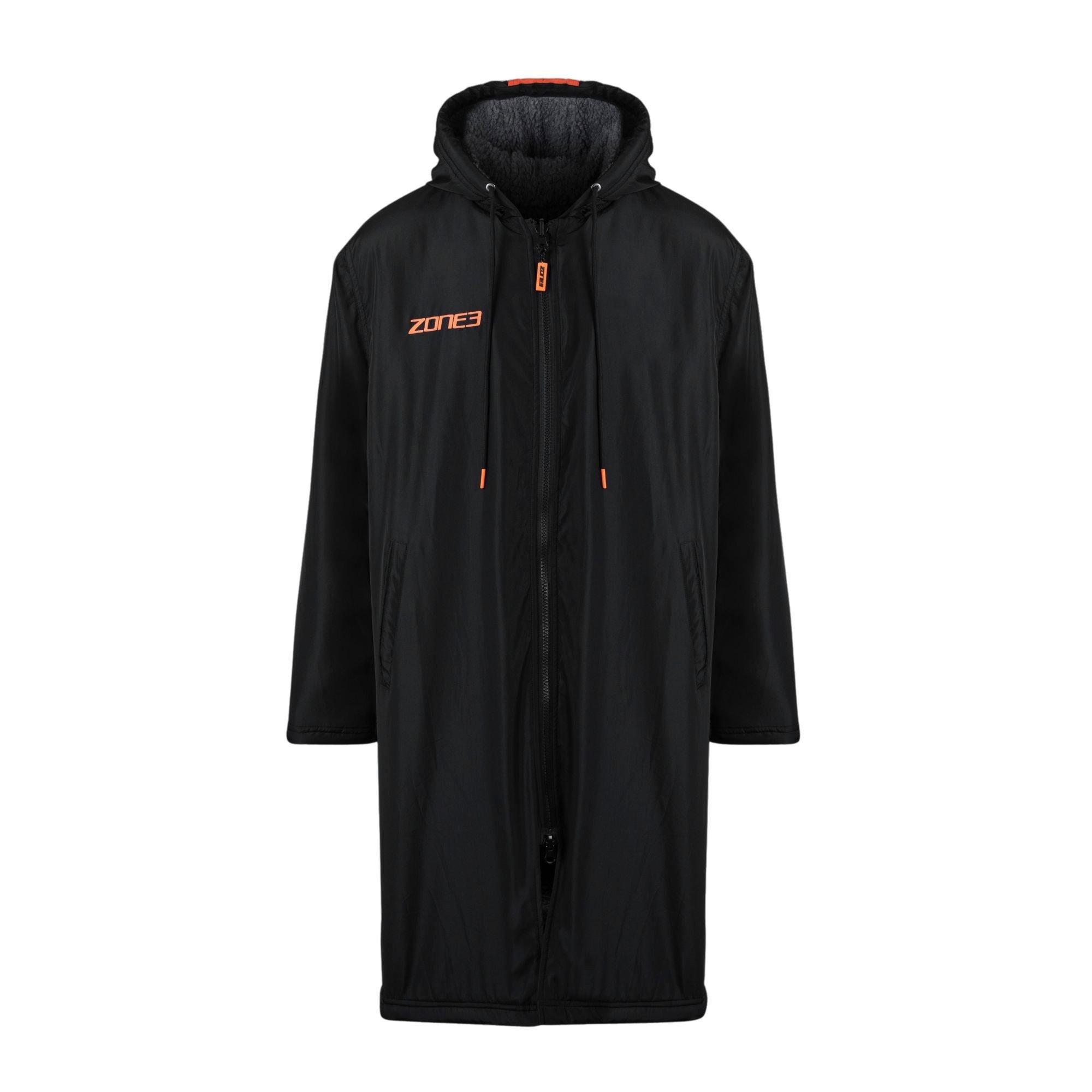 Zone3  Parka Robe - Black/Orange - Large