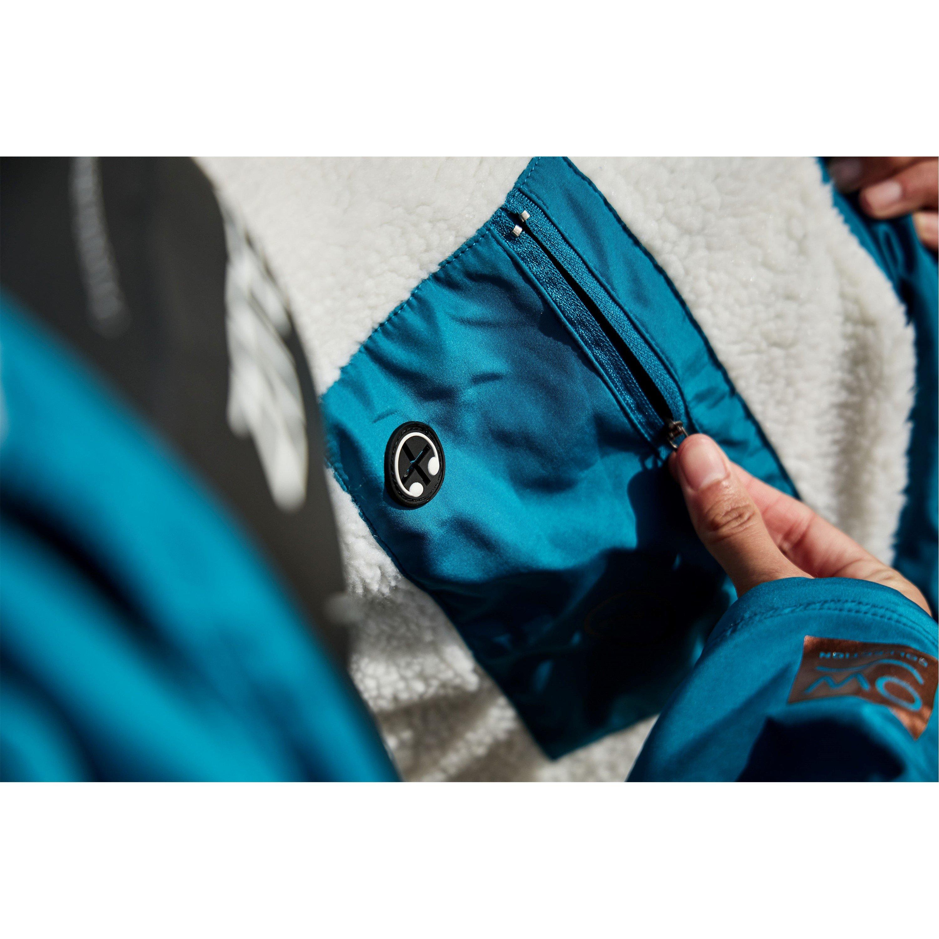 Teal/Cream - Zone3 - Parka Robe - 5