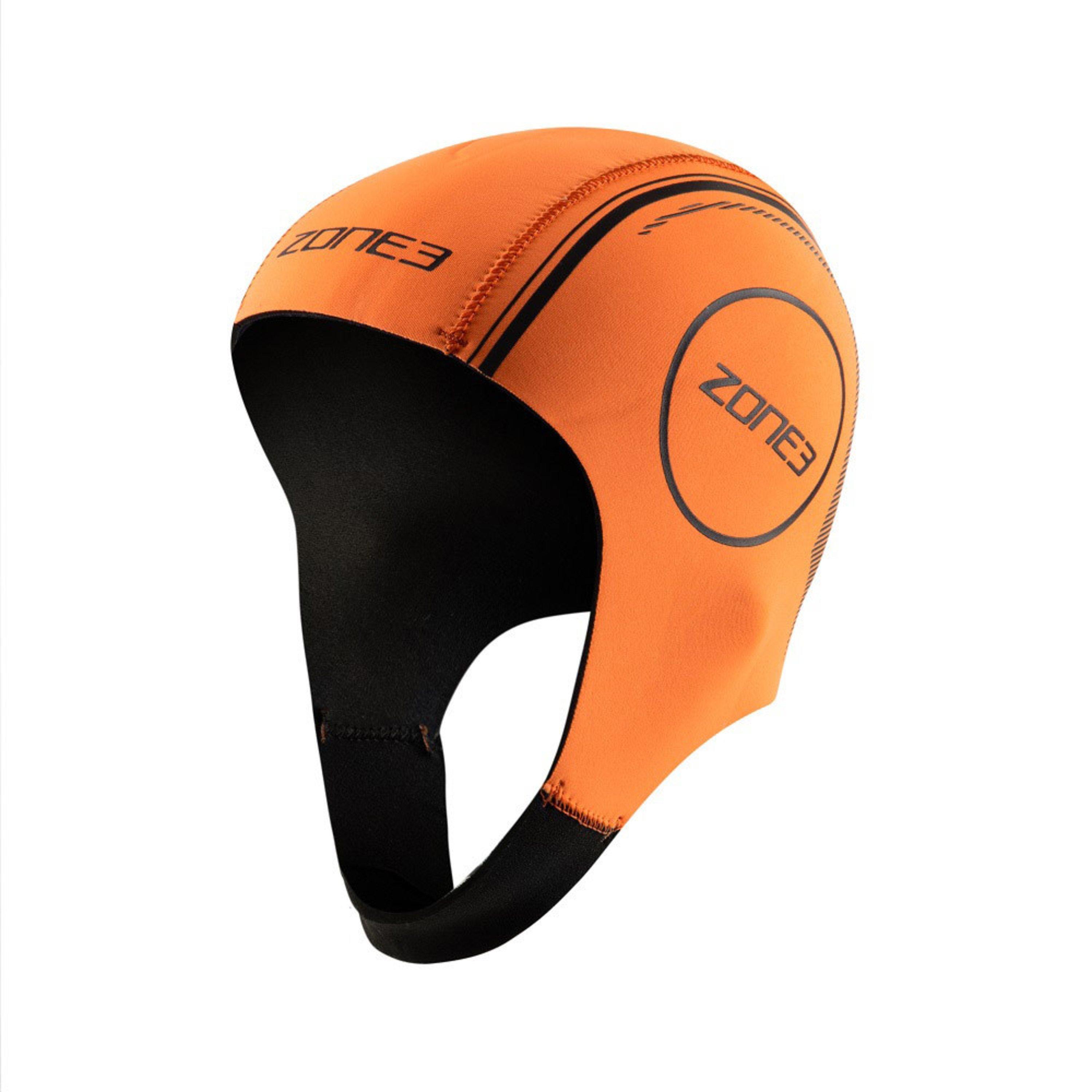 Zone3  Neoprene Swim Cap Orange - XSml