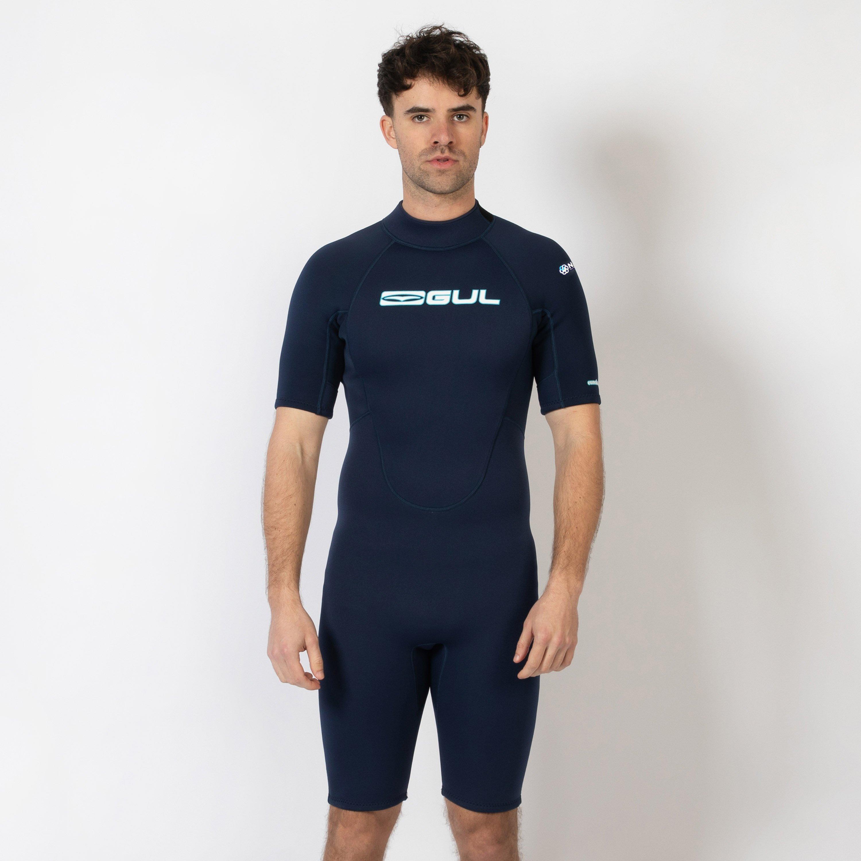 Azul Marinho - Gul - Eunioa Natural Rubber 2mm Shortie Wetsuit Mens - 2