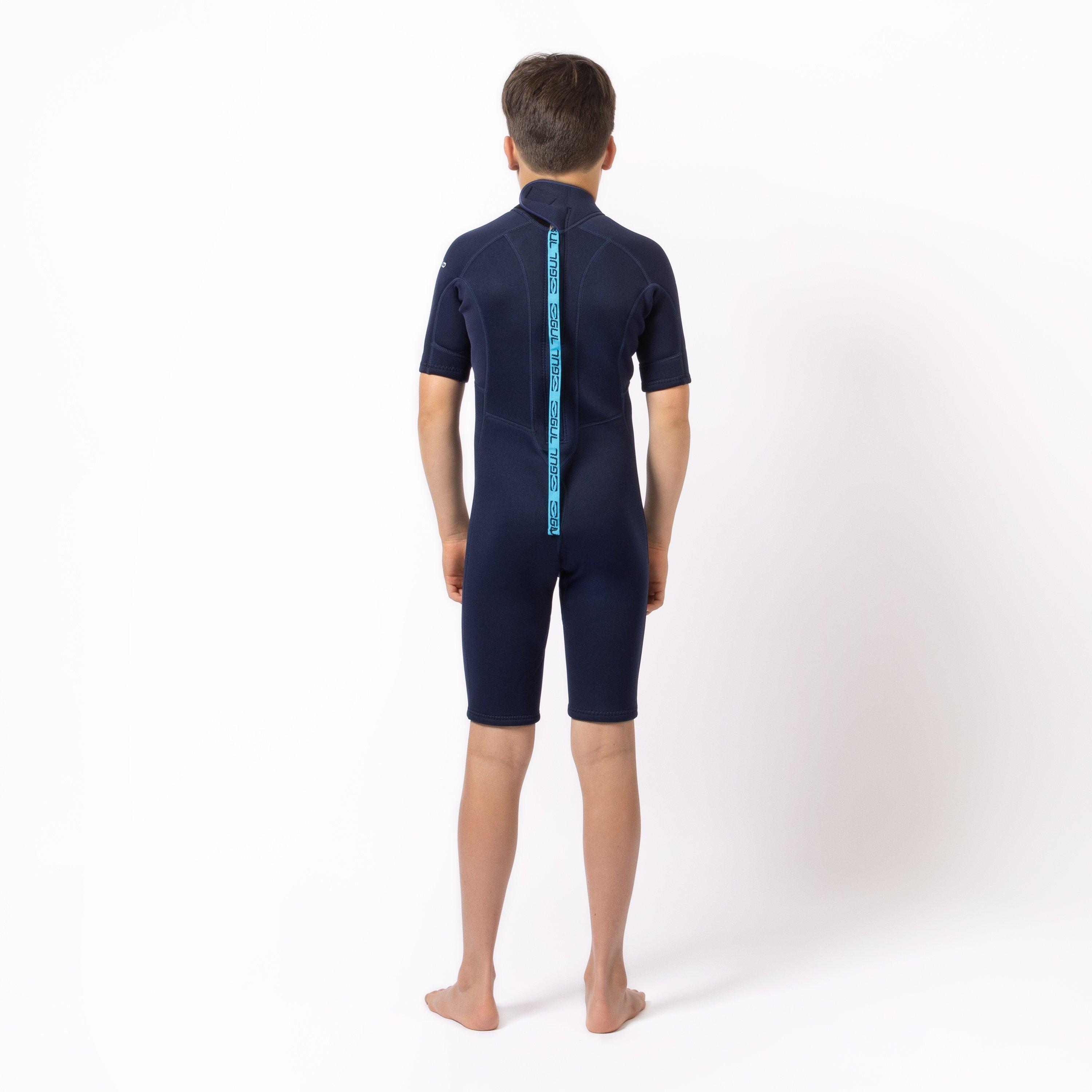 Blu navy - Gul - Eunioa NatuR Natural Rubber 2mm Shortie Wetsuit Juniors - 2