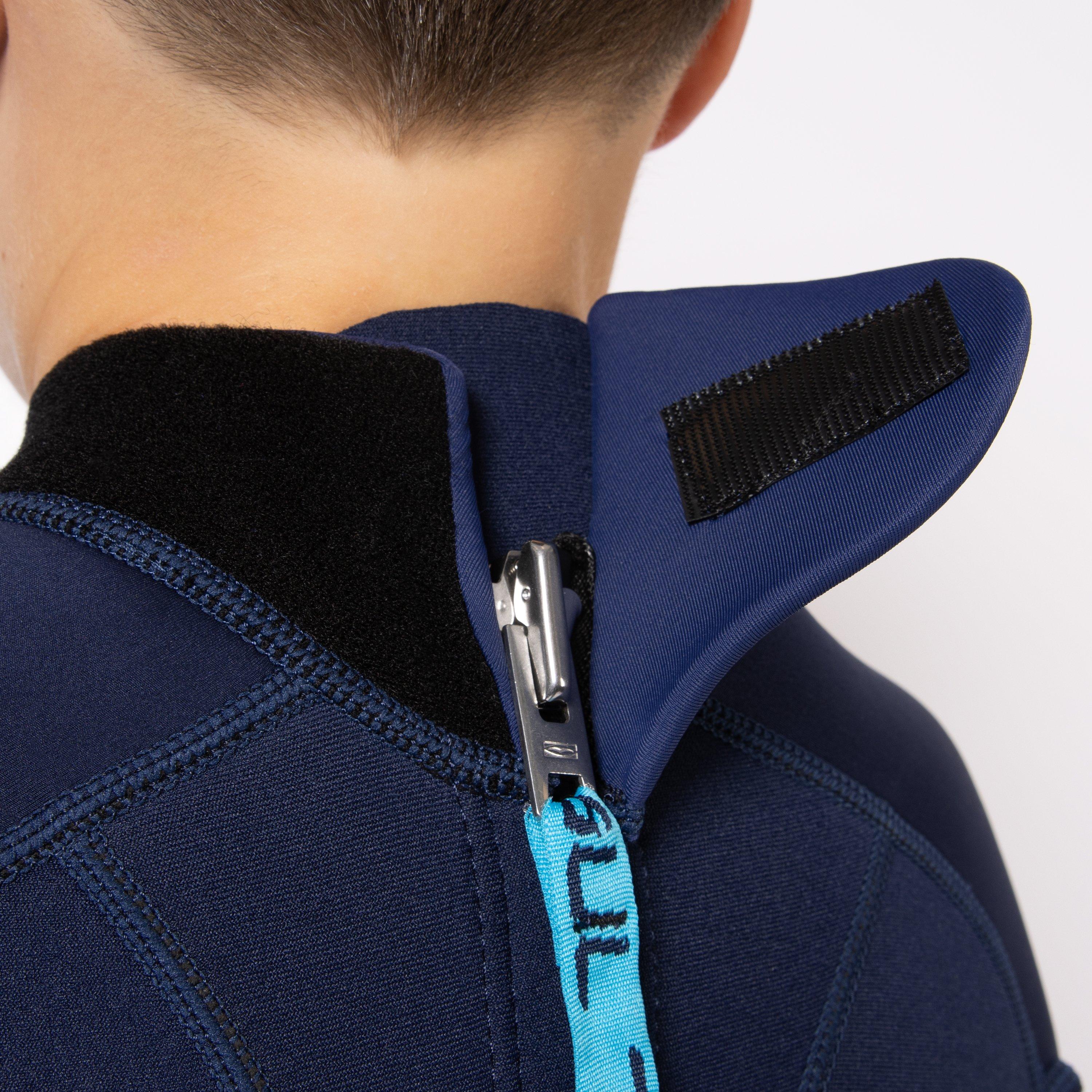 Blu navy - Gul - Eunioa NatuR Natural Rubber 2mm Shortie Wetsuit Juniors - 5