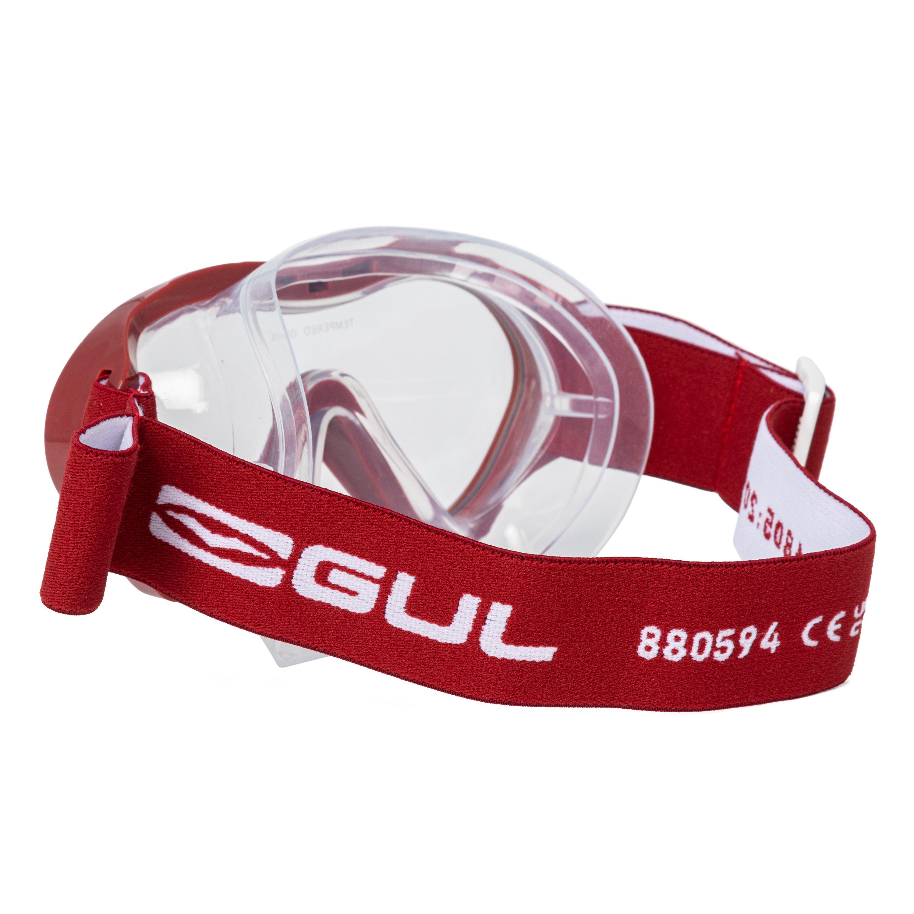 Rød - Gul - Open Water Swimming Goggles - 5