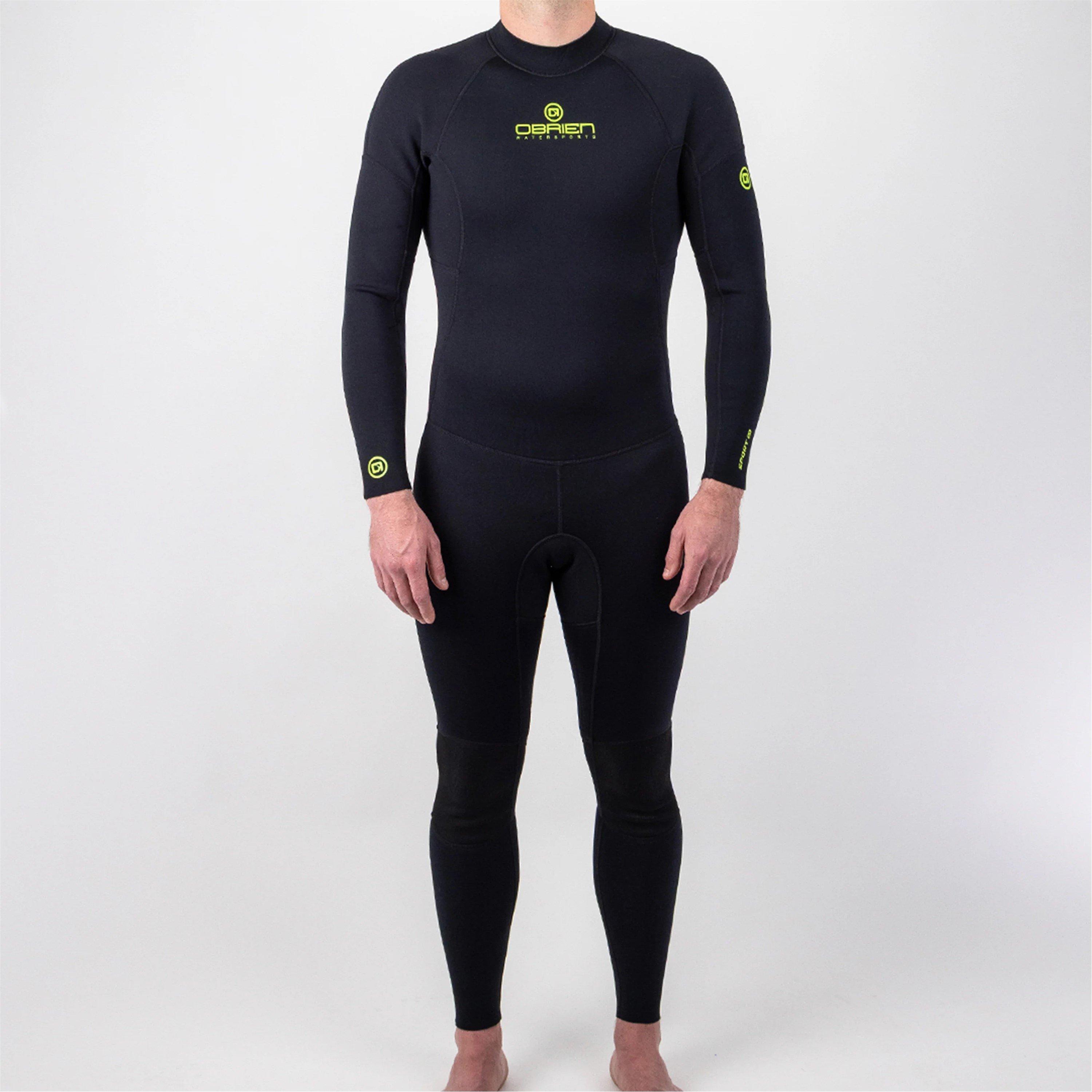 Black - Obrien - Men's Elite Thermo Premium Neoprene Thermal Full Wetsuit - 1