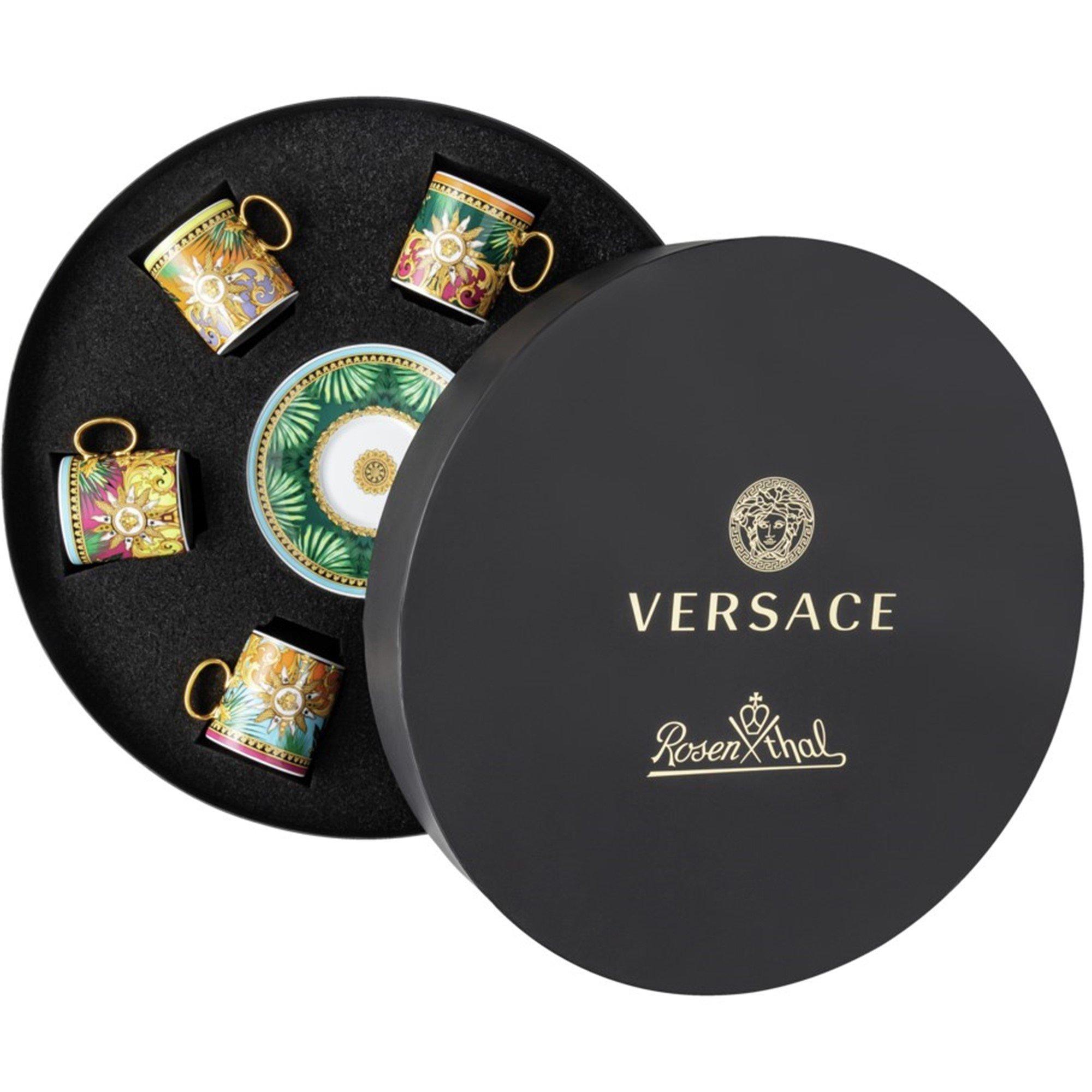 Versace Home VERSACE ROSENTHAL JUNGLE ANIMALIER SET OF 6 ESPRESSO - Size Set of 6