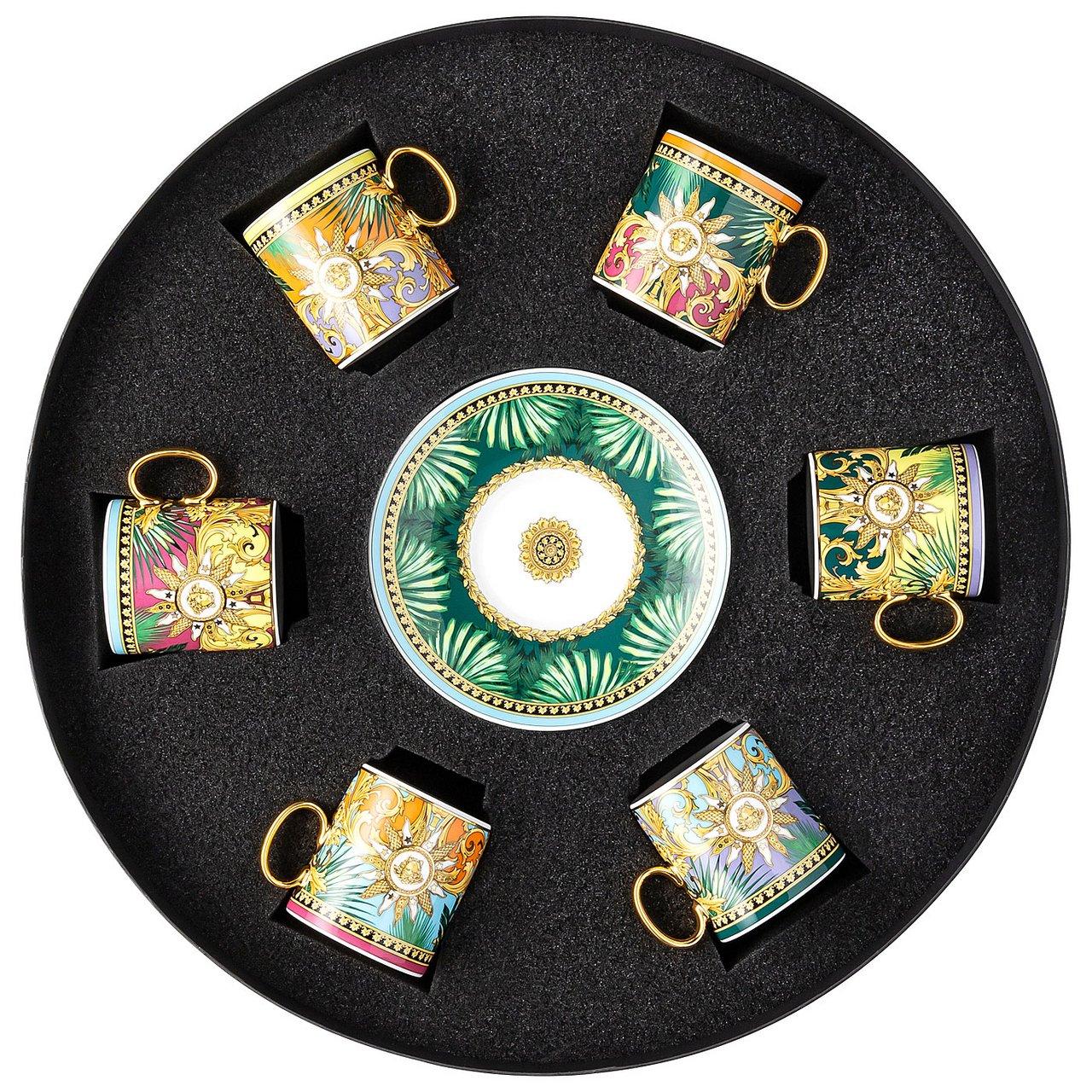 Jungle Animal - Versace Home - ROSENTHAL JUNGLE ANIMALIER SET OF 6 ESPRESSO - 2