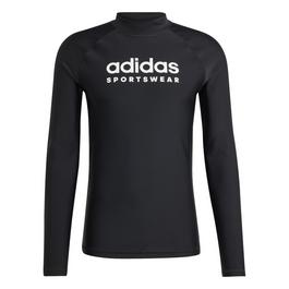 adidas Logo Mens Long Sleeve Rash Guard