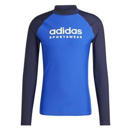 adidas Logo Mens Long Sleeve Rash Guard