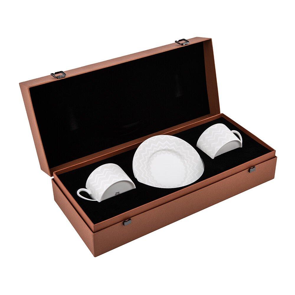 White - Missoni Home Collection - MissoniHomeCollection Zig Zag Tea Cups & Saucers - Set of 6 - 2