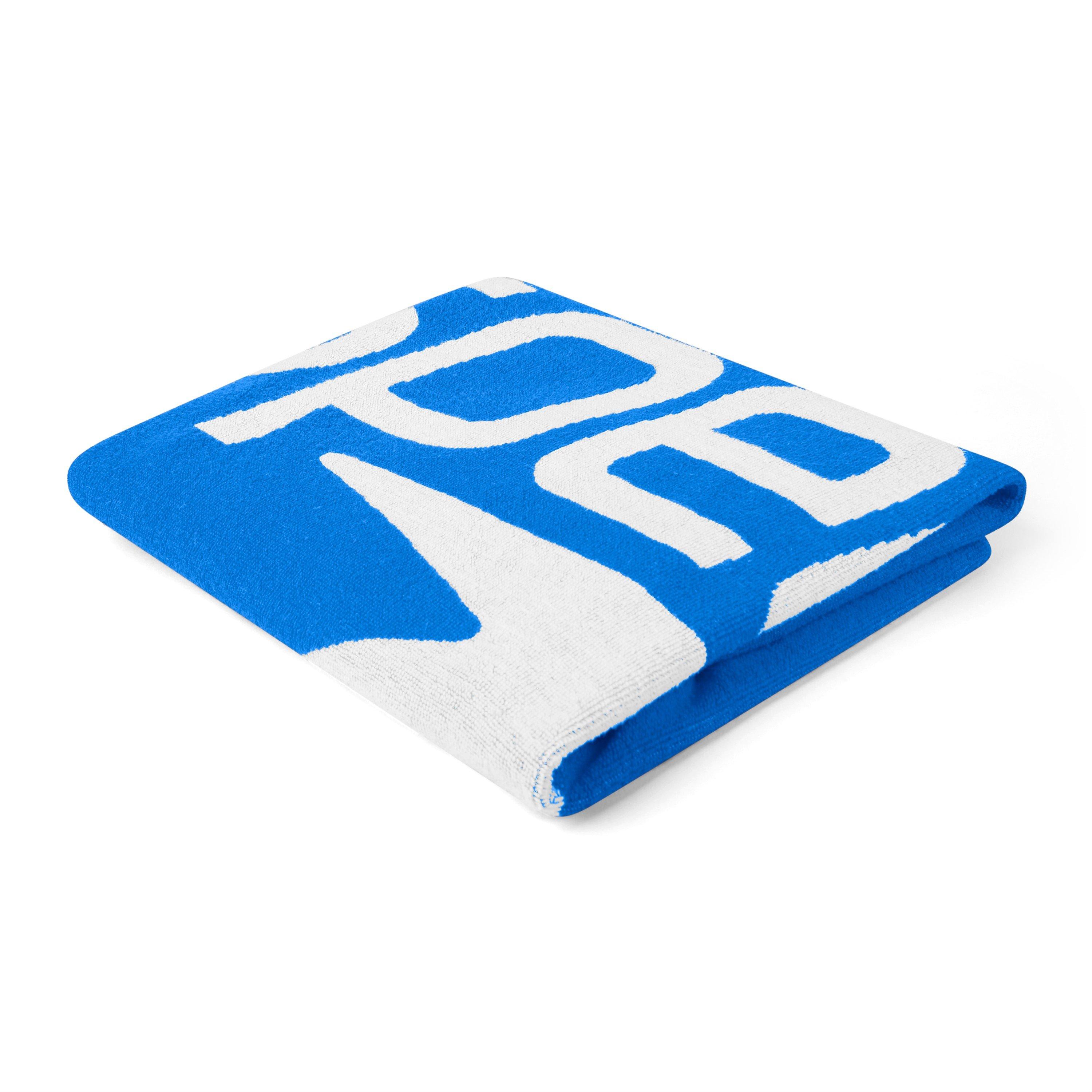 Blauw/Wit - Speedo - Speedo LG Towel 64 - 1