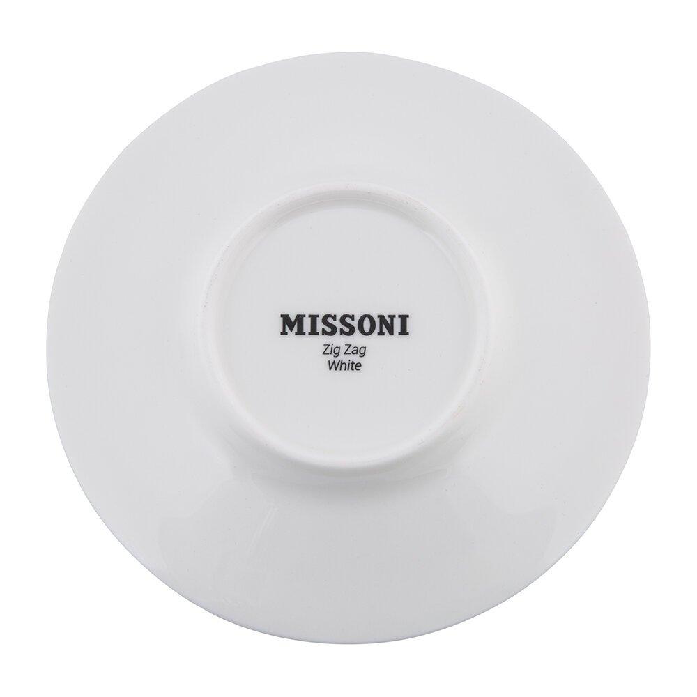 White - Missoni Home Collection - MissoniHomeCollection Zig Zag Coffee Cups & Saucers - Set of 2 - 6